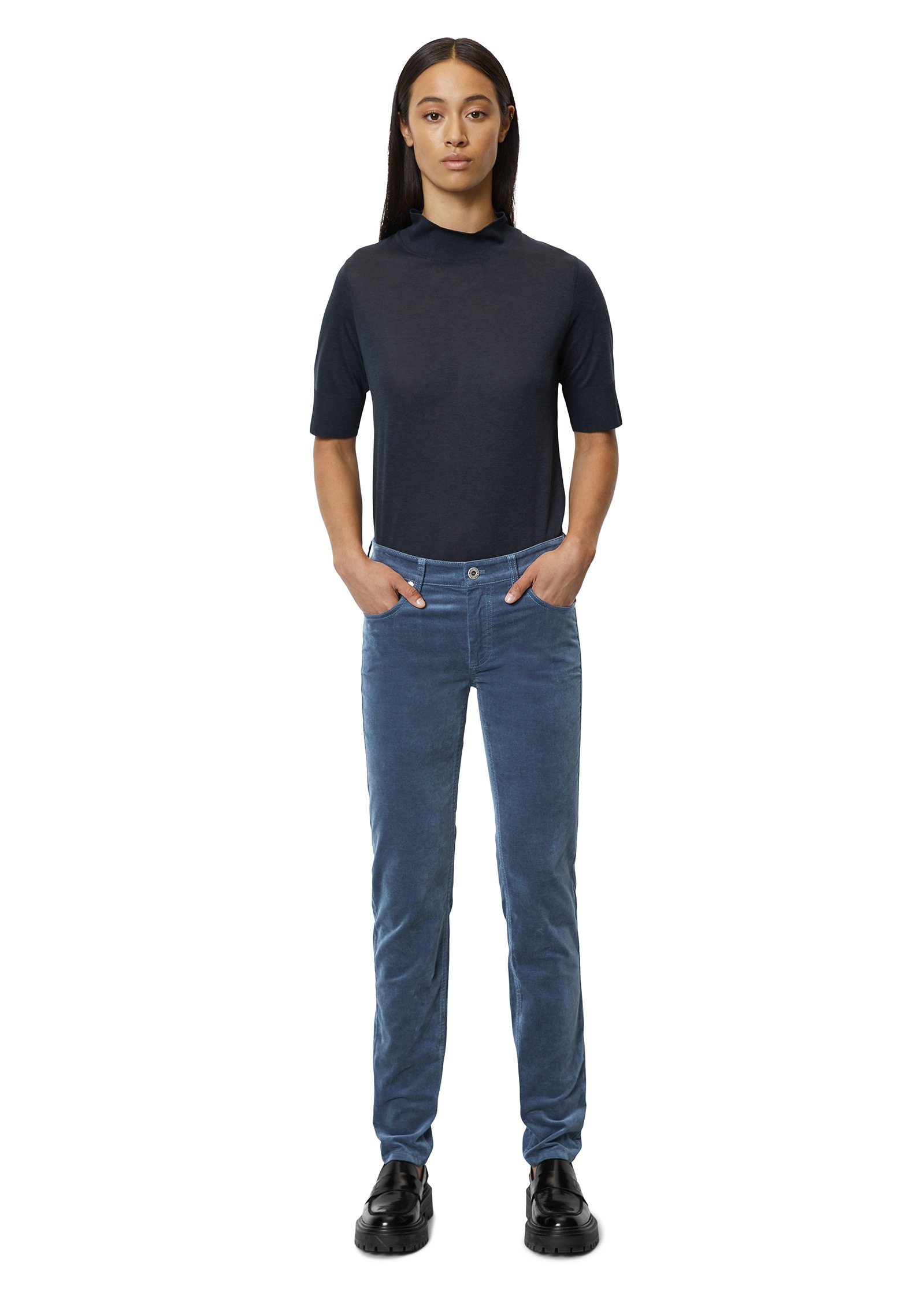 Marc O'Polo 5-Pocket-Hose »aus stretchigem Samt«