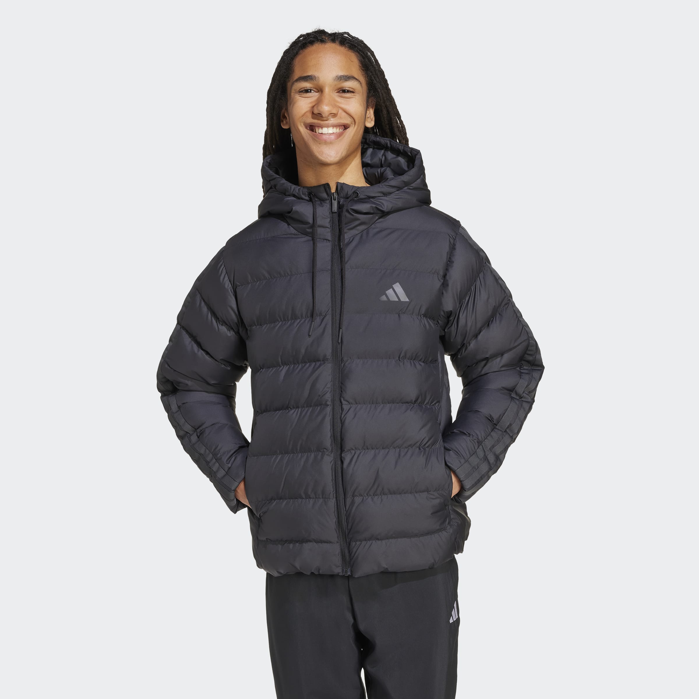 adidas Sportswear Steppjacke "ESSENTIALS CLIMAWARM 3-STREIFEN SYNTHETIC DOWN"