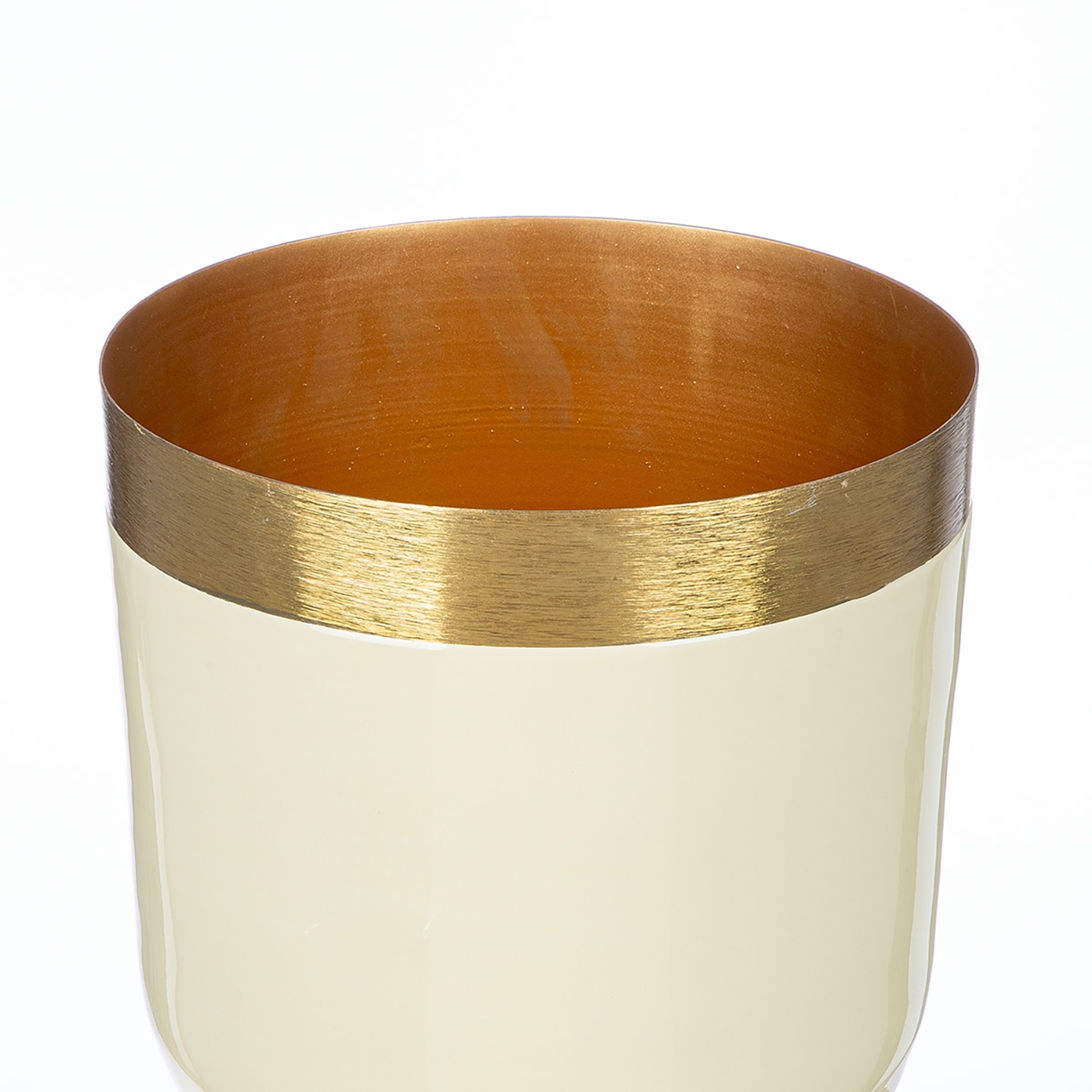 GILDE Tischvase »Vase Roro mit Goldrand«, (1 St.)