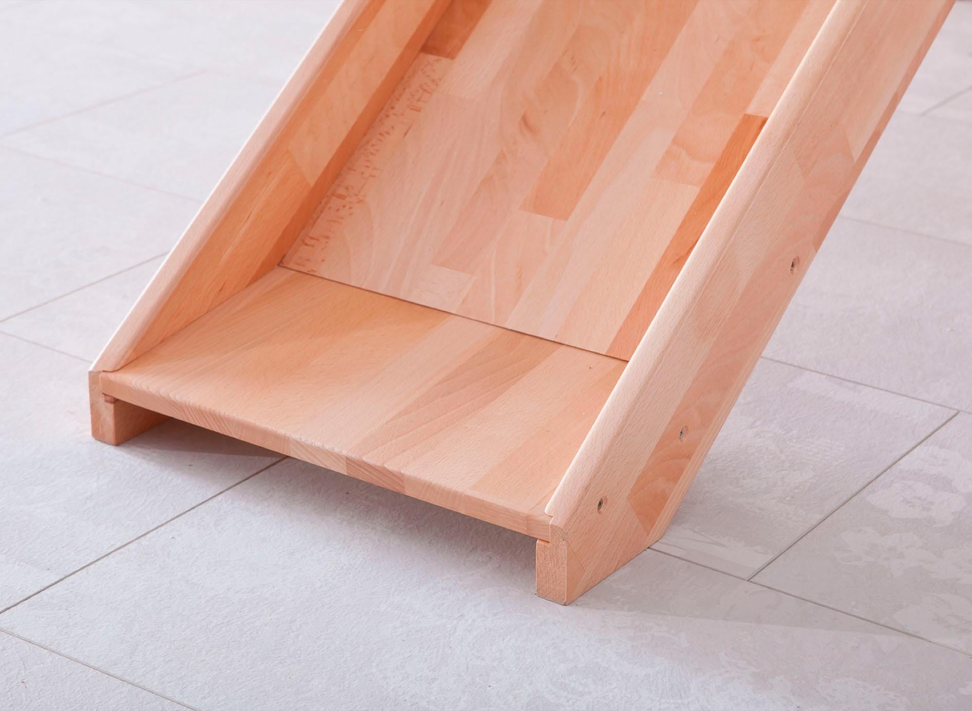 Relita Hochbett »Kim«, inkl. Rolllattenrost, Leiter, Rutsche, Absturzschutz und Textil-Set