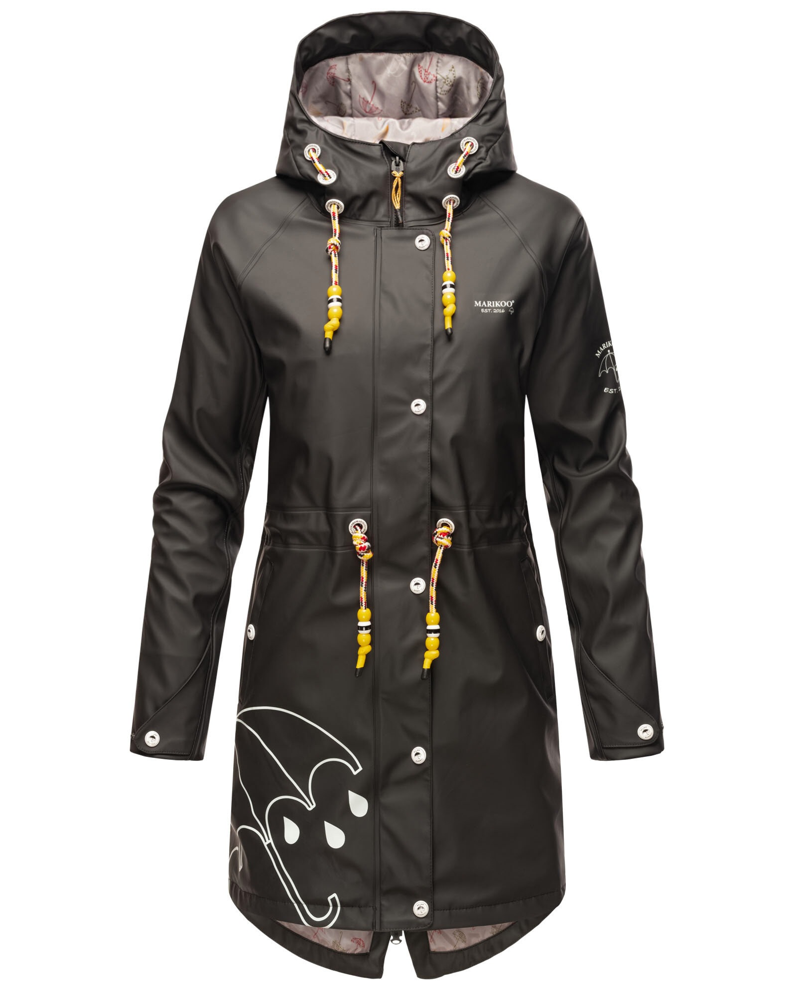 Marikoo Outdoorjacke "Dancing Umbrella", mit einer großen Kapuze