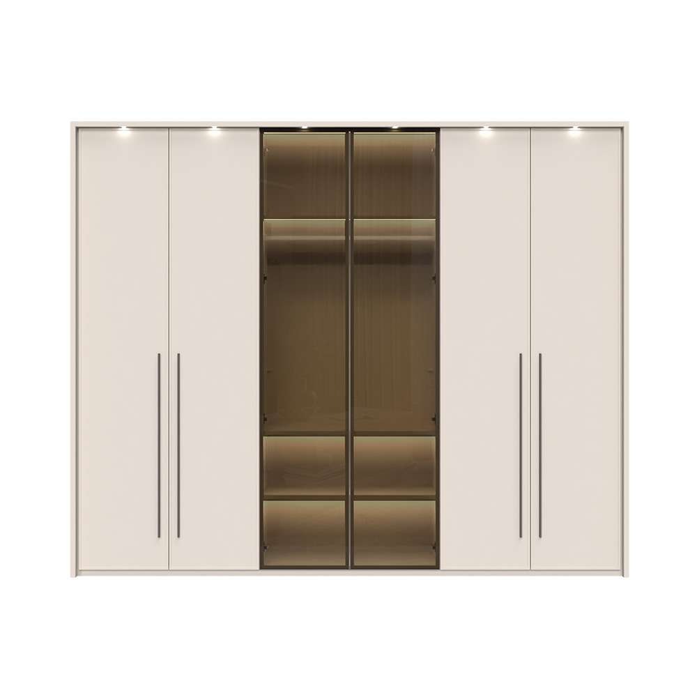 OTTO home Drehtürenschrank "Opera Parsol-Glastüren, LED-Innenbeleuchtung, m günstig online kaufen