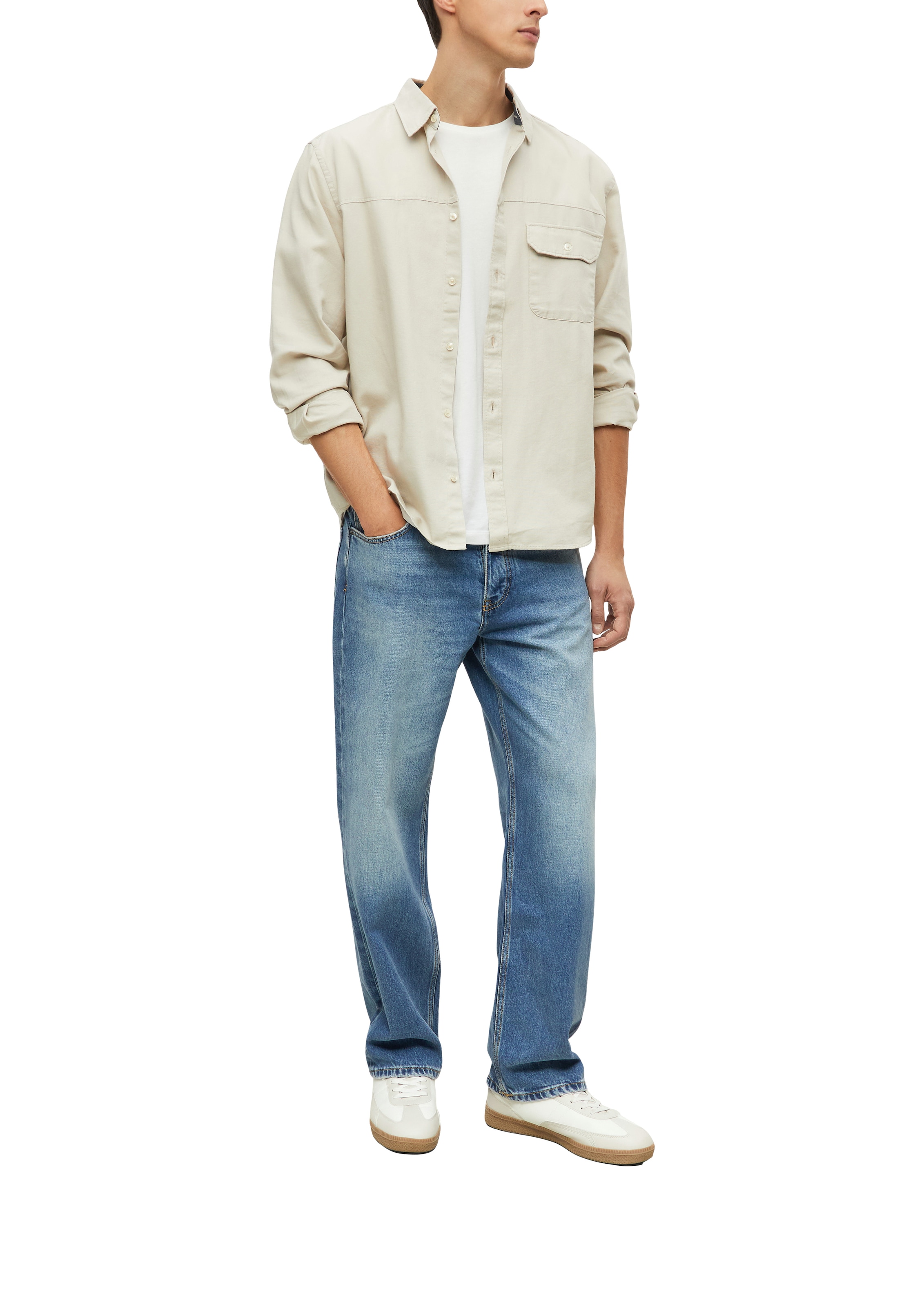 s.Oliver 5-Pocket-Jeans mit Stretch / leichte Waschung