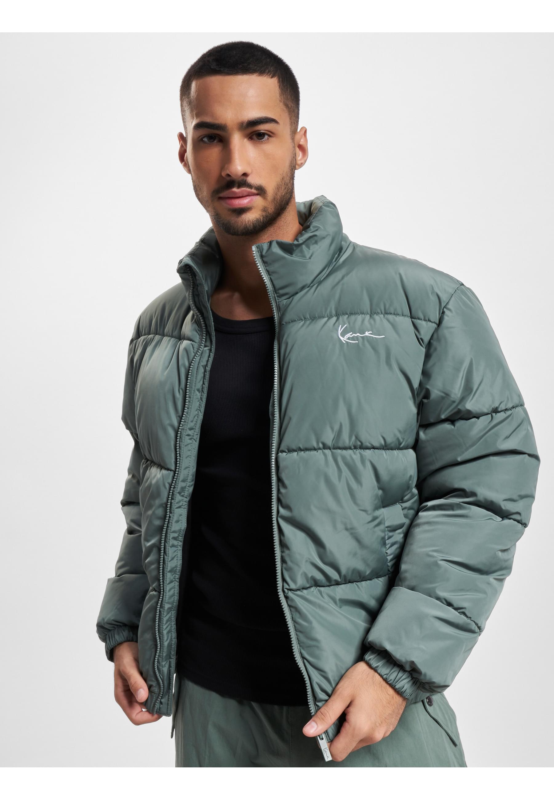 Thumbnail - Karl Kani Winterjacke "Karl Kani Herren KM233-052-1 KK Chest Signature Puffer Jacket" 1 Stk. tlg. ohne Kapuze