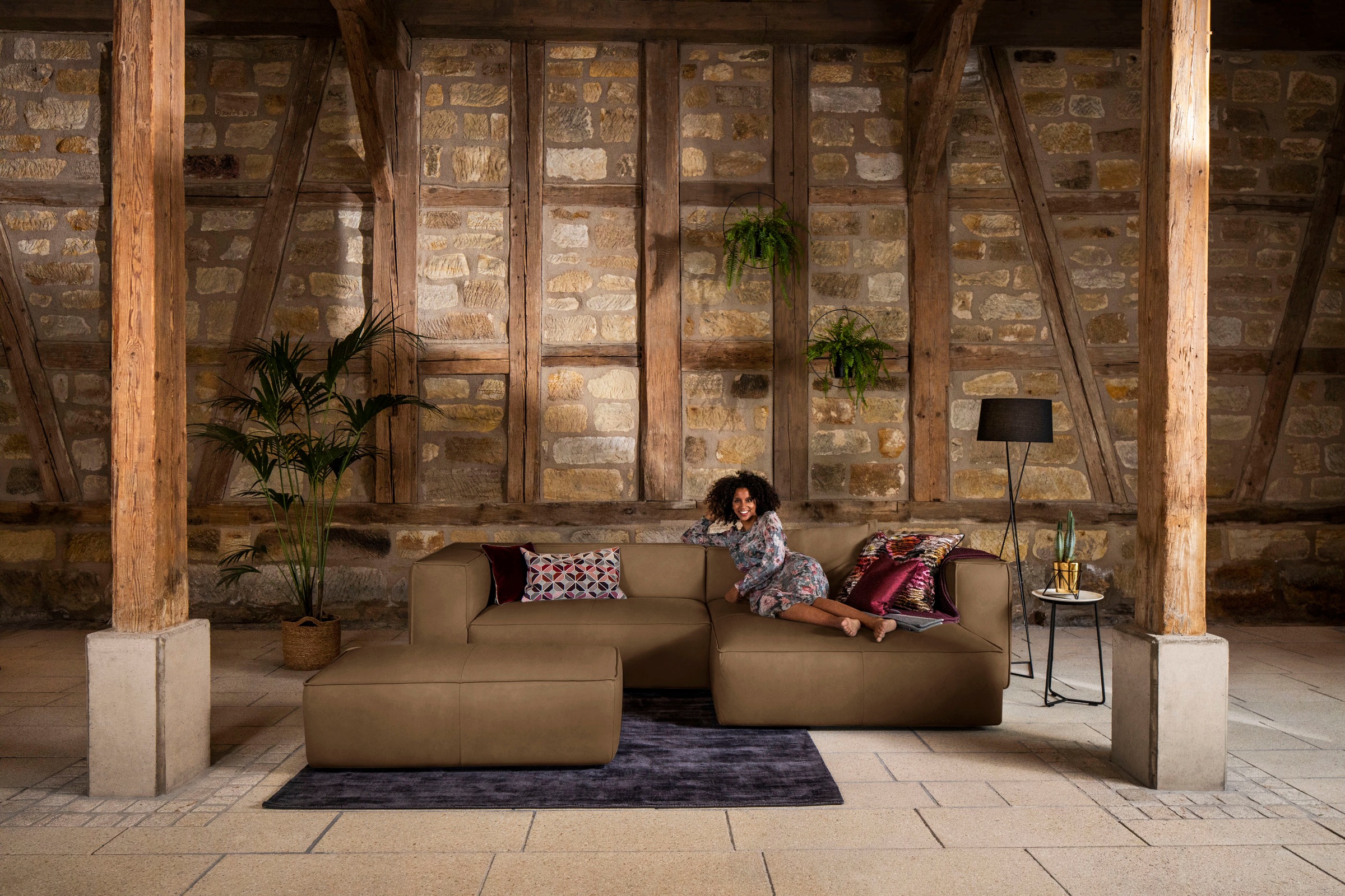 W.SCHILLIG Ecksofa "around-the-block, modern und elegant, bequem, L-Form", günstig online kaufen