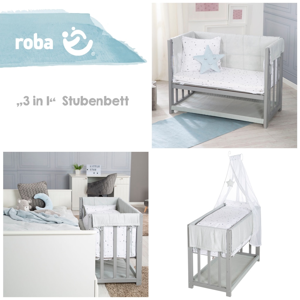 roba® Stubenbett »3in1, Sternenzauber, taupe«