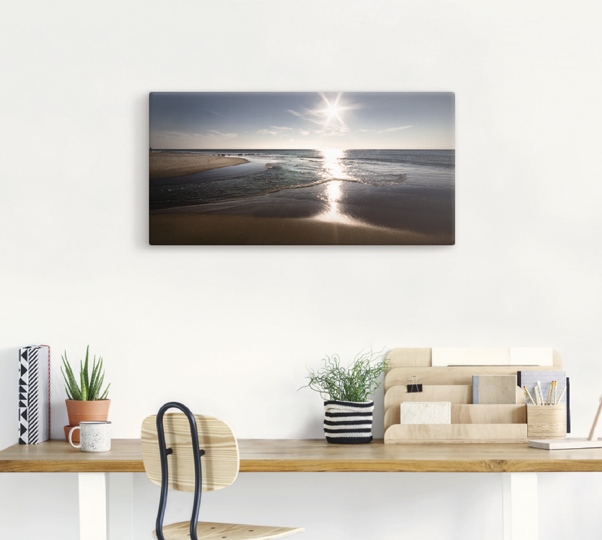 Artland Wandbild »Sylt IV«, Strand, (1 St.), als Leinwandbild, Poster, Wandaufkleber in verschied. Größen