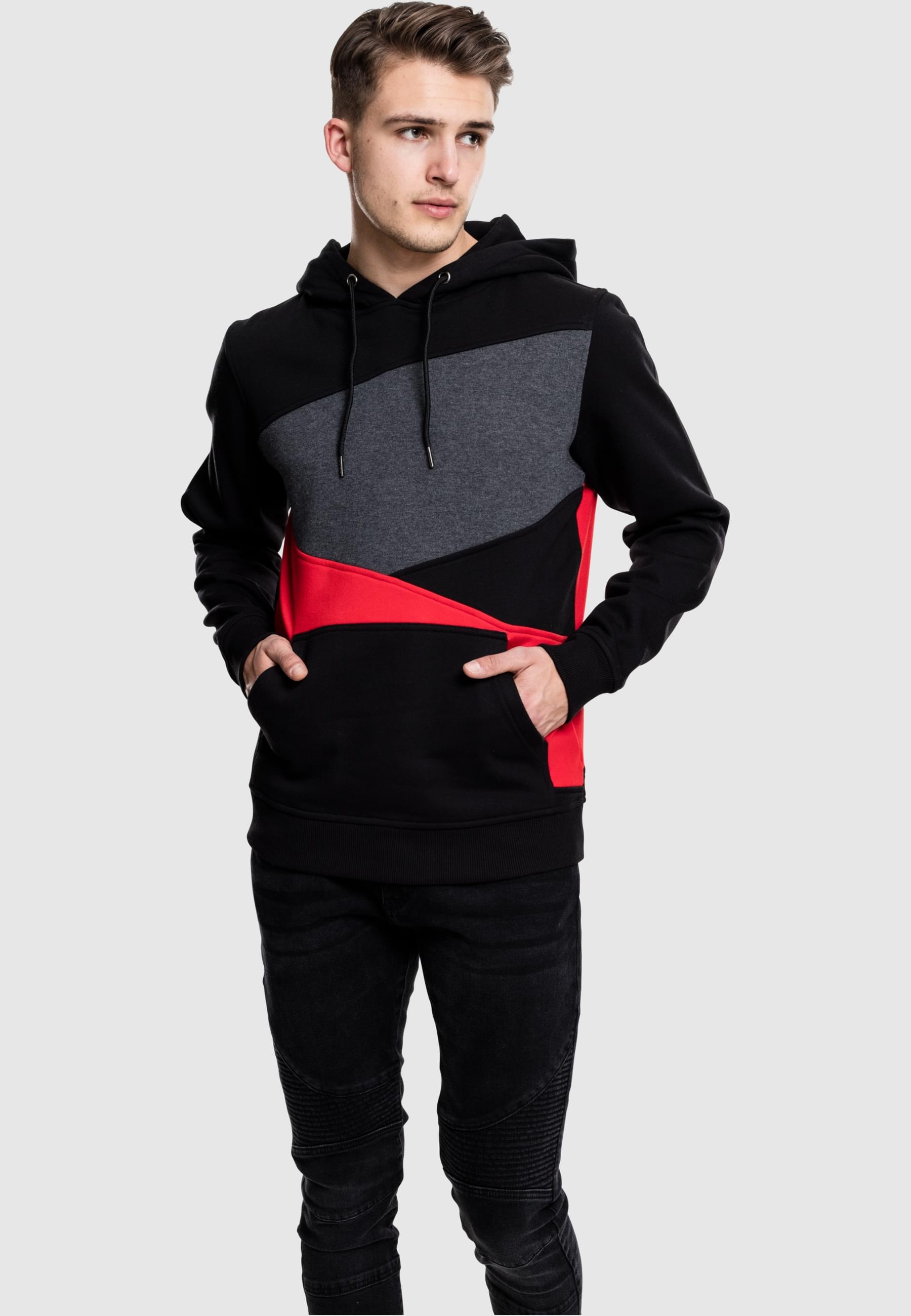 URBAN CLASSICS Sweatshirt »Urban Classics Herren Zig Zag Hoody«, (1 tlg.)
