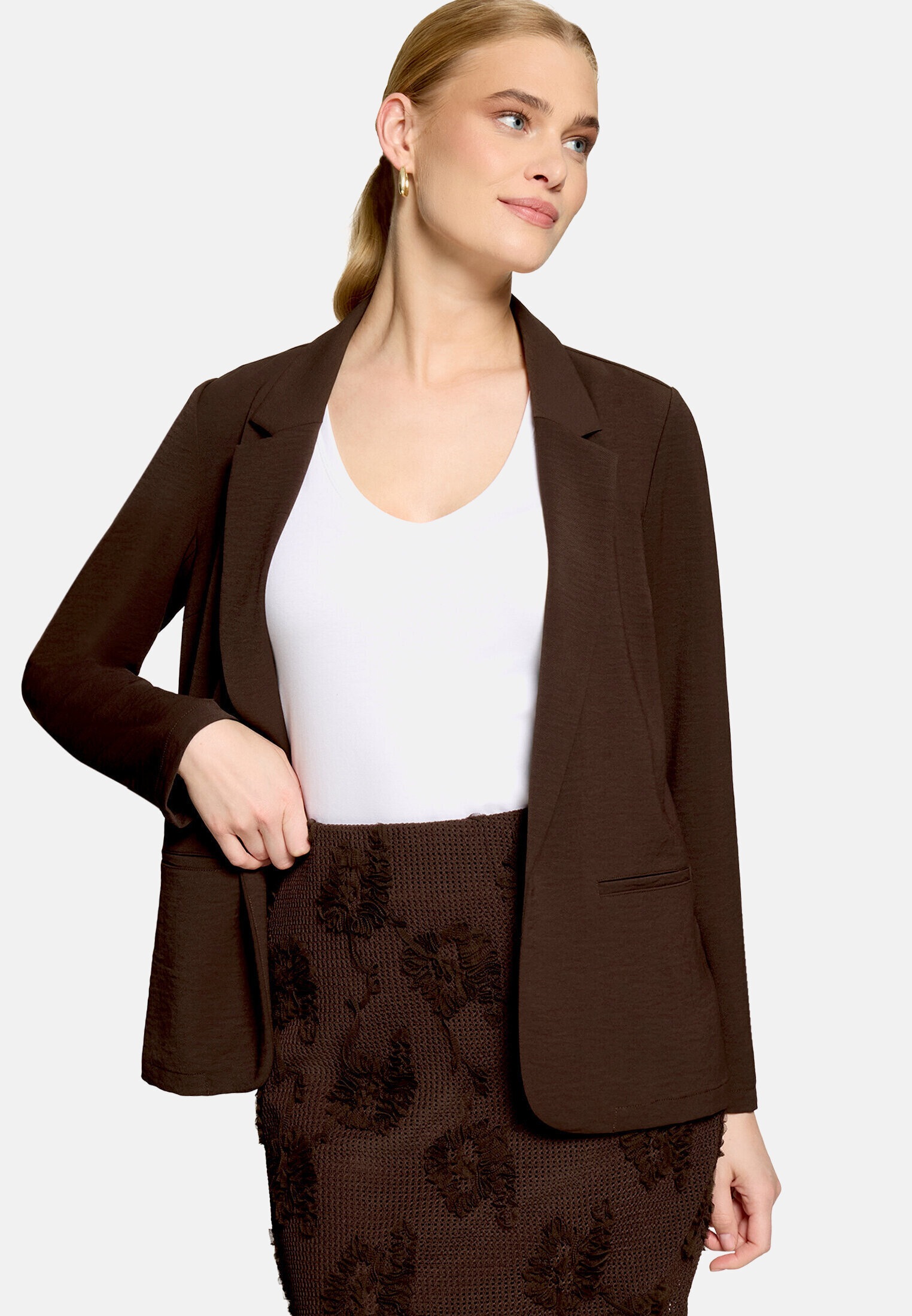 Zero Jackenblazer »Damen gerader Schnitt« Material