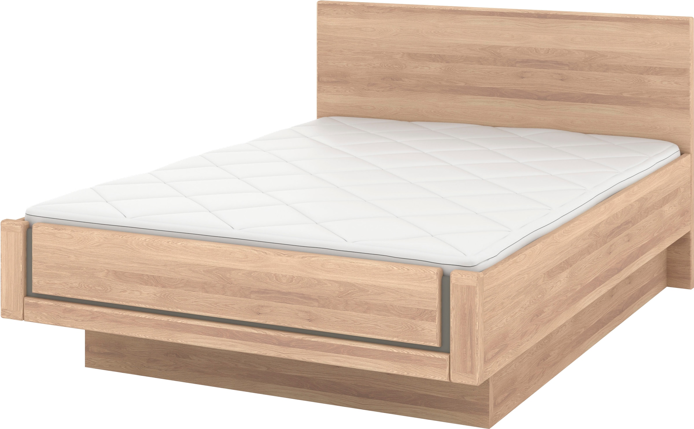 Musterring Holzbett "Sorrent, Bettgestell, Bettrahmen, teilmassiv Eiche", ( günstig online kaufen