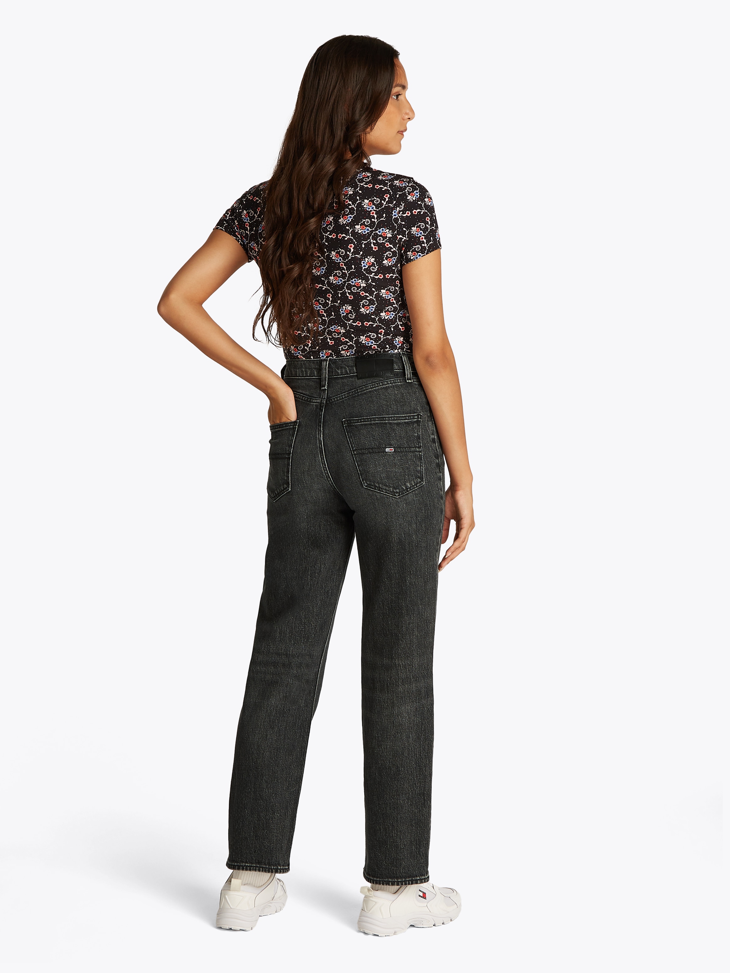 Tommy Jeans Straight-Jeans »LAYLA HR SLIM STR«, in Knöchellänge