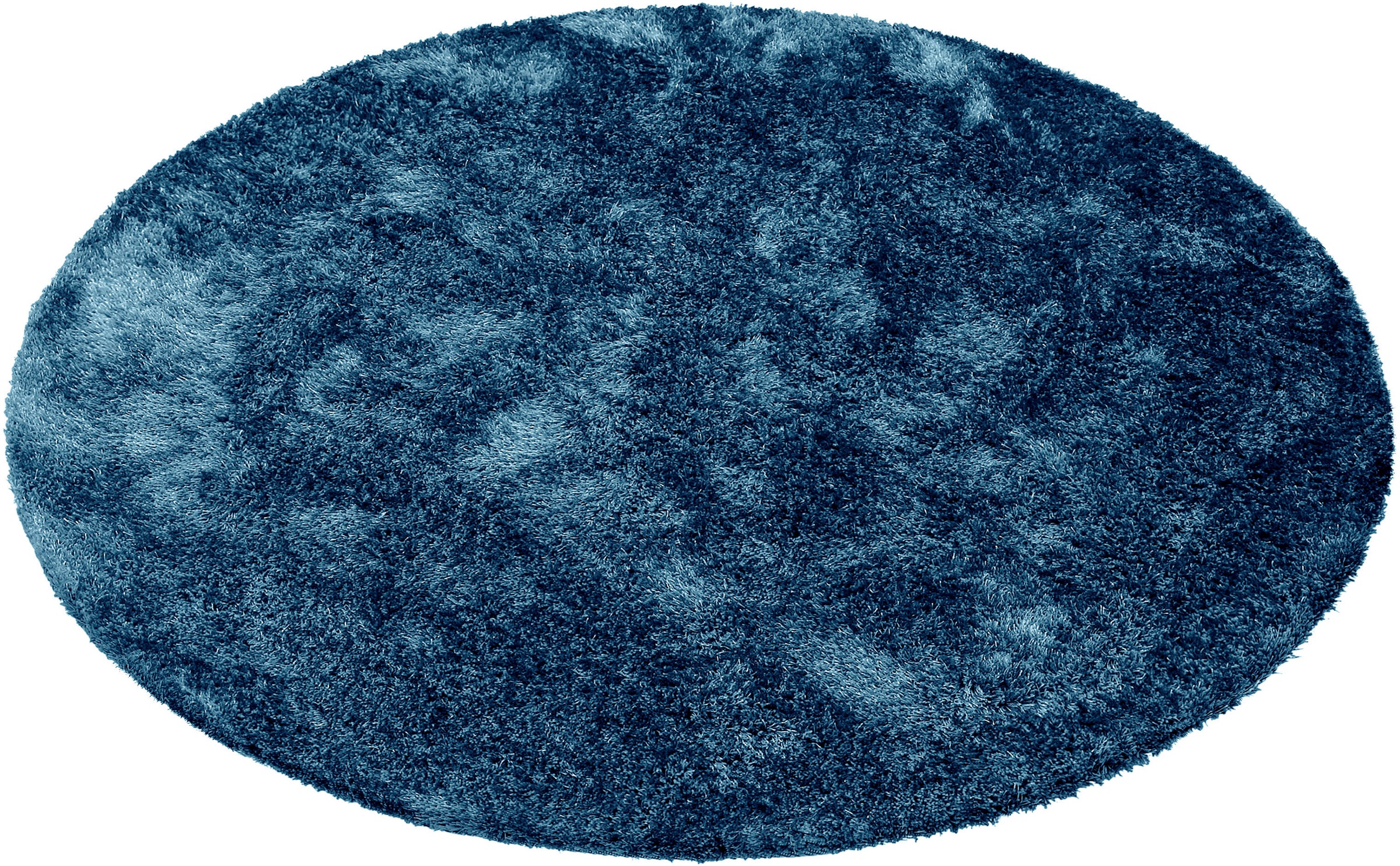 Bruno Banani Hochflor-Teppich »Dana Teppich, Kundenliebling«, rund, 30 mm Höhe, unifarben, Mikrofaser Teppiche, Wohnzimmer, Schlafzimmer, Esszimmer