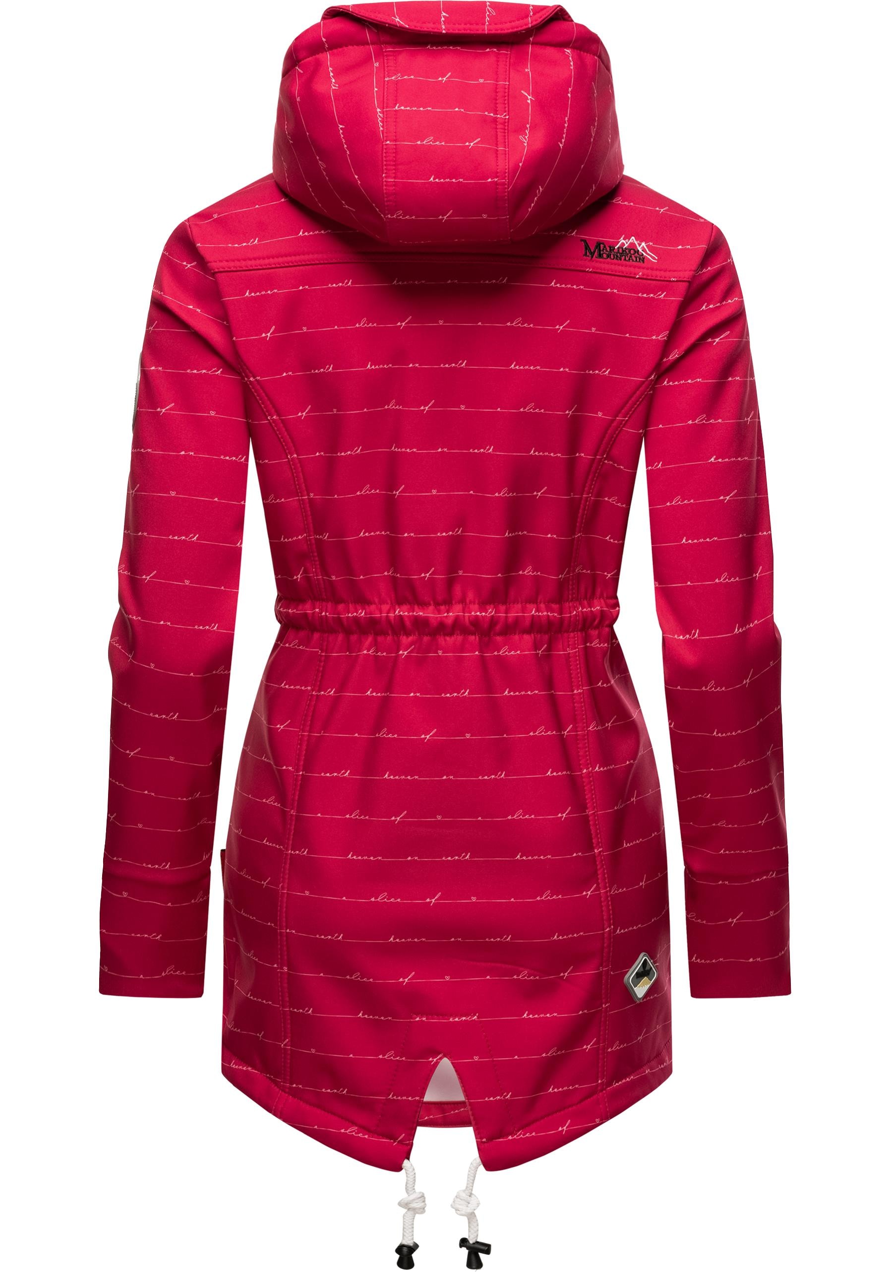 Marikoo Funktionsmantel »Zimtzicke«, Wasserdichter Softshell Parka mit Kapuze