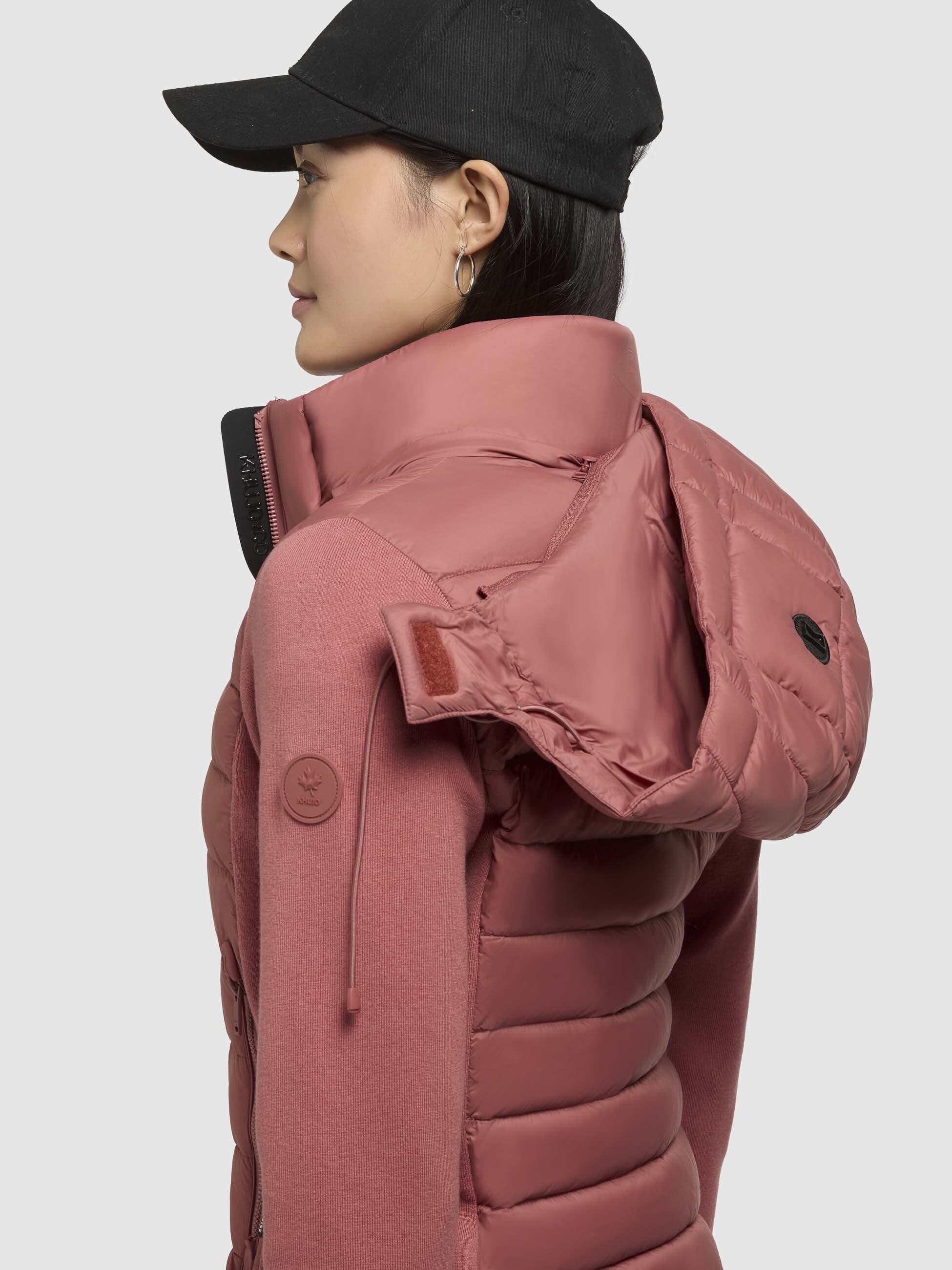 khujo Steppjacke »ATHI«, mit Kapuze