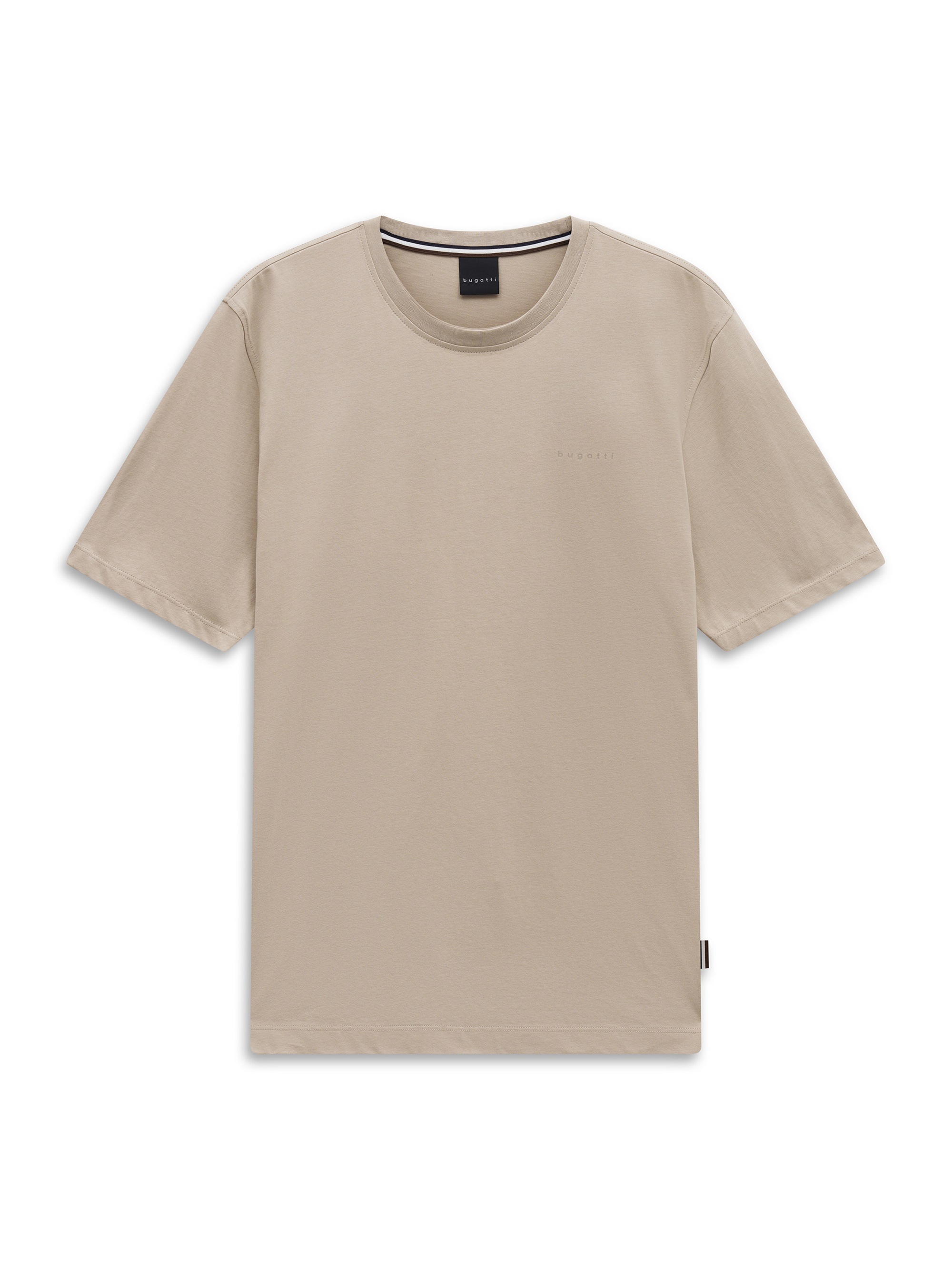 bugatti T-Shirt »Modern Fit« Modern Fit Baumwolle Brustprint