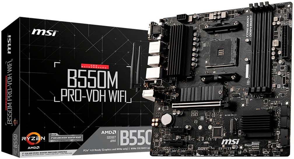 MSI Mainboard »B550M PRO-VDH WIFI«