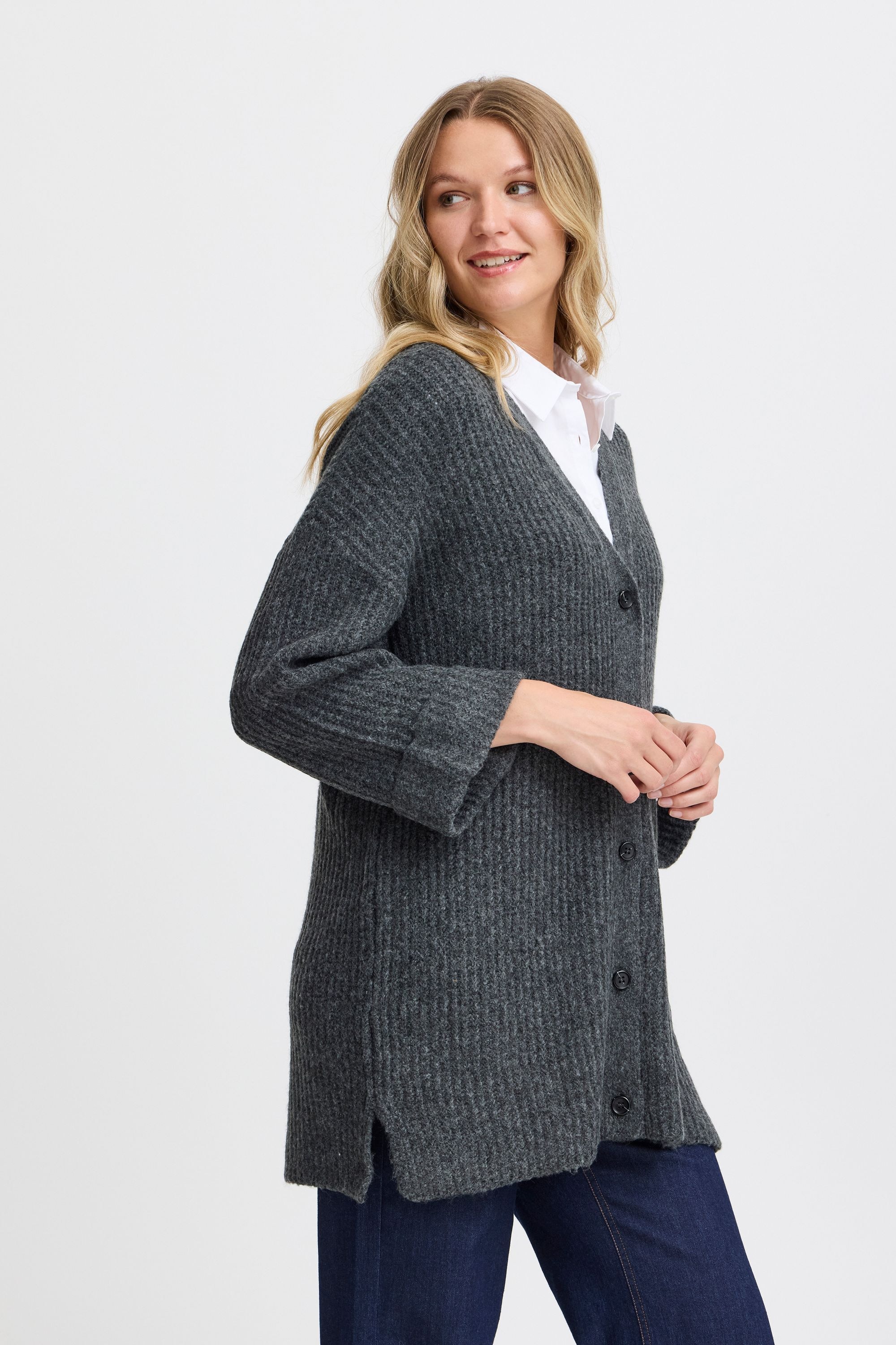 fransa Strickjacke »Strickjacke FRBEVERLY CAR 3«