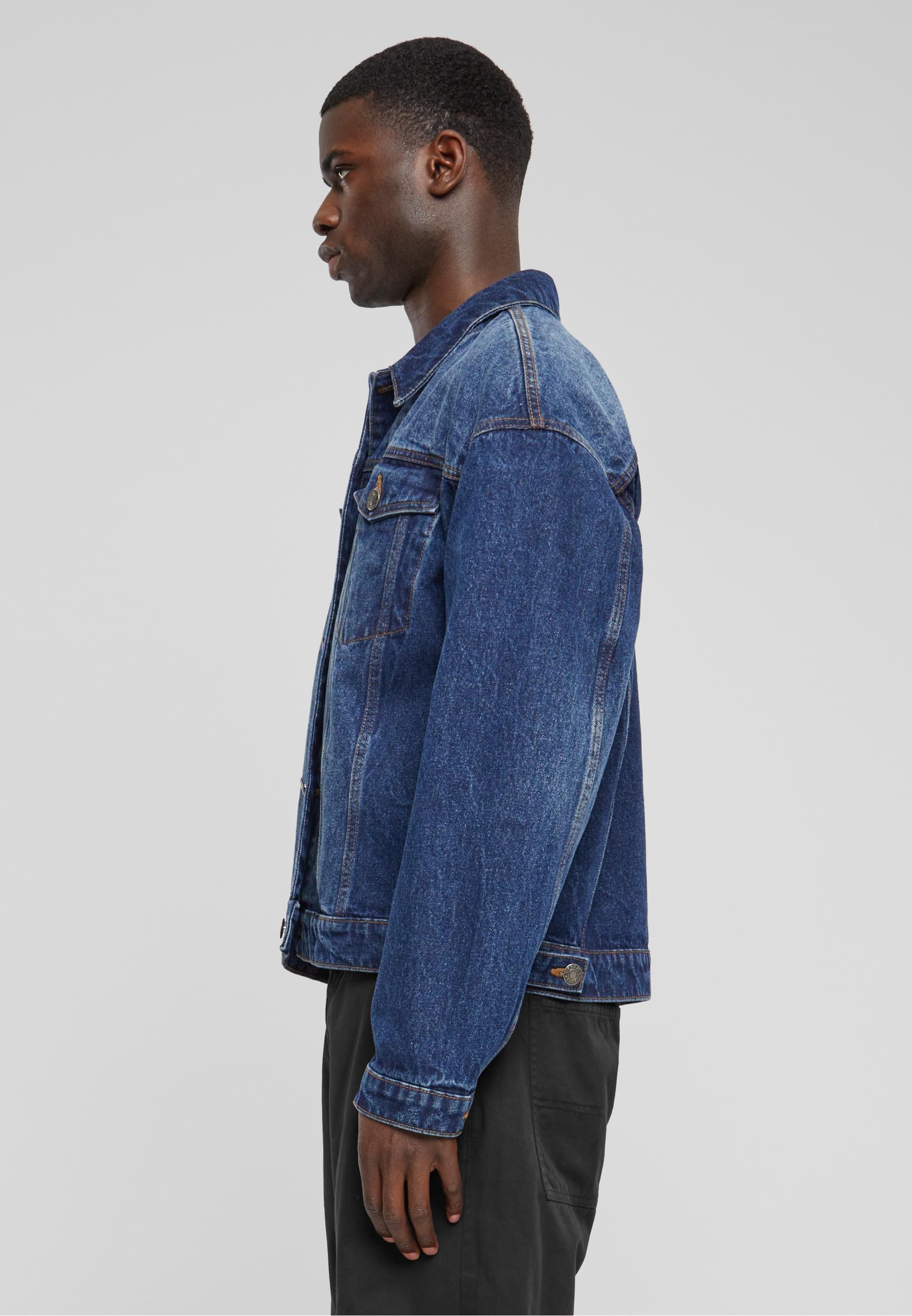 URBAN CLASSICS Jeansjacke »Urban Classics Herren Heavy Ounce Boxy Denim Jacket«, (1 St.), ohne Kapuze