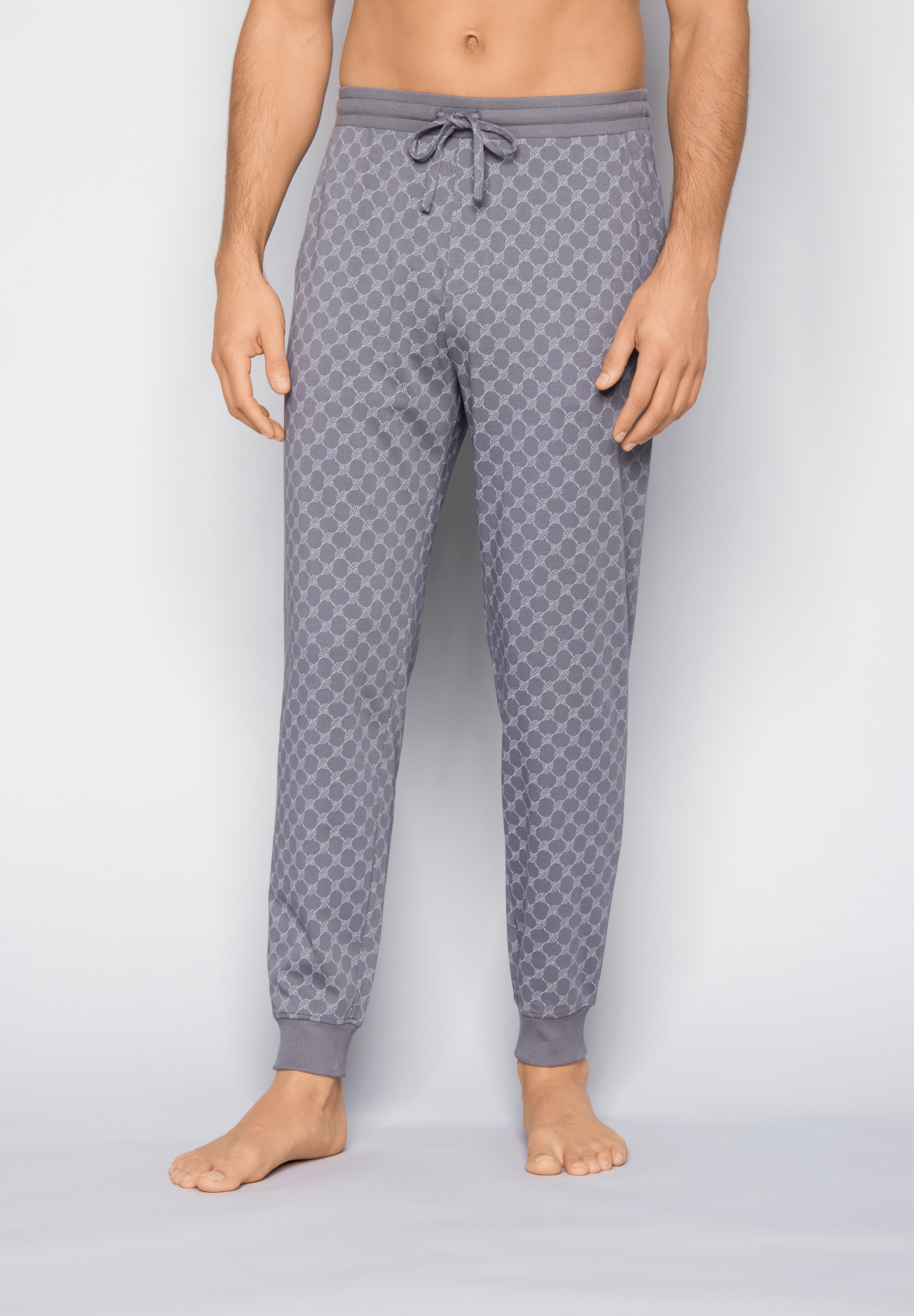 JOOP Loungehose "Leisure" mit Cornflower-Print, seitlichen Taschen und Bind günstig online kaufen