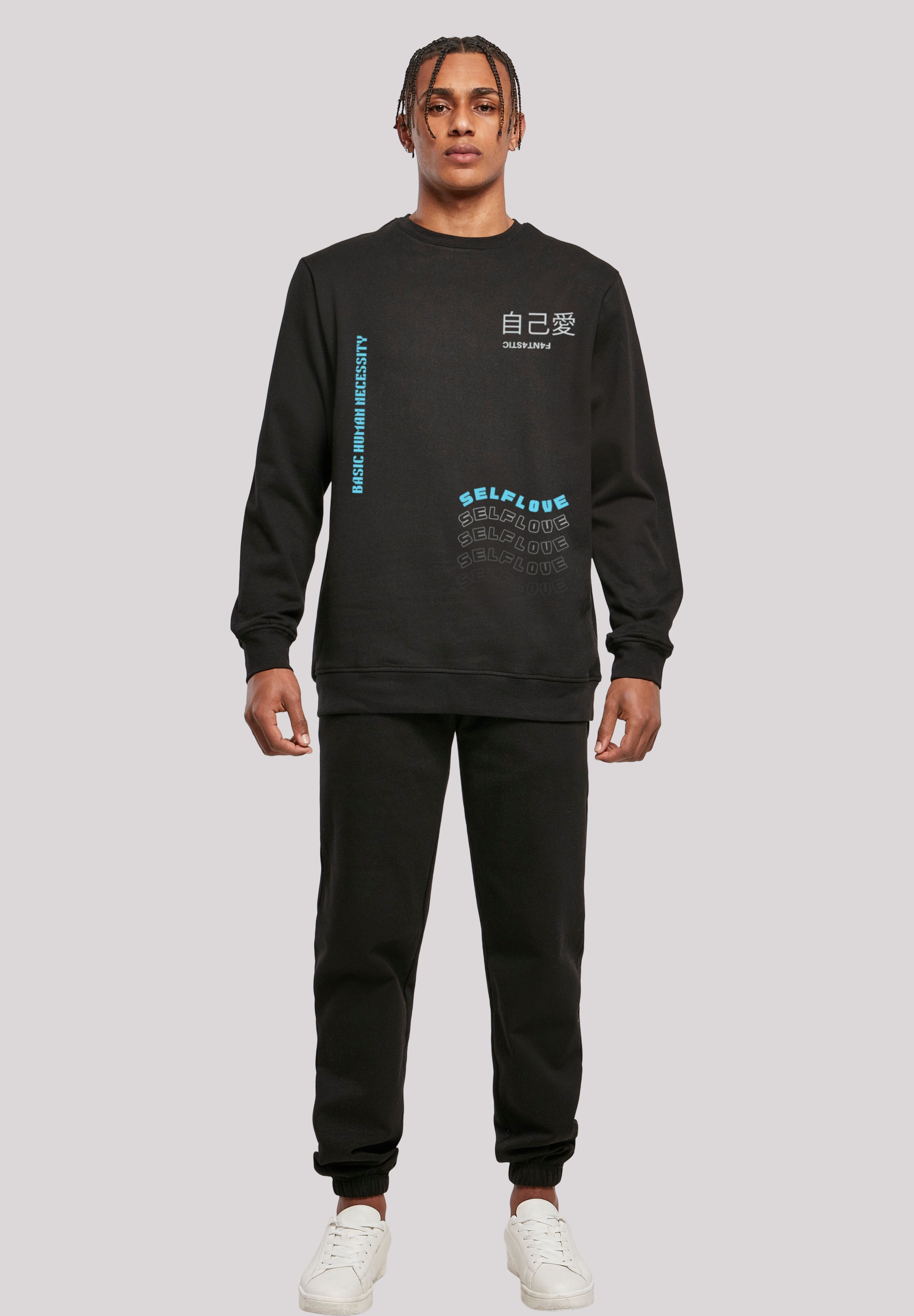 F4NT4STIC Kapuzenpullover »Self Love CREWNECK«, Print