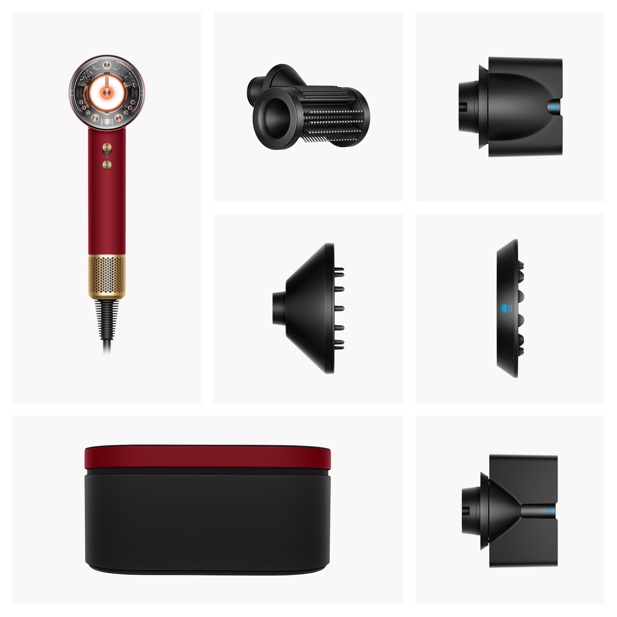 DYSON Haartrockner »Supersonic Nural™, Vevet Red« 1.600 W und hilft, die Kopfhaut zu schützen