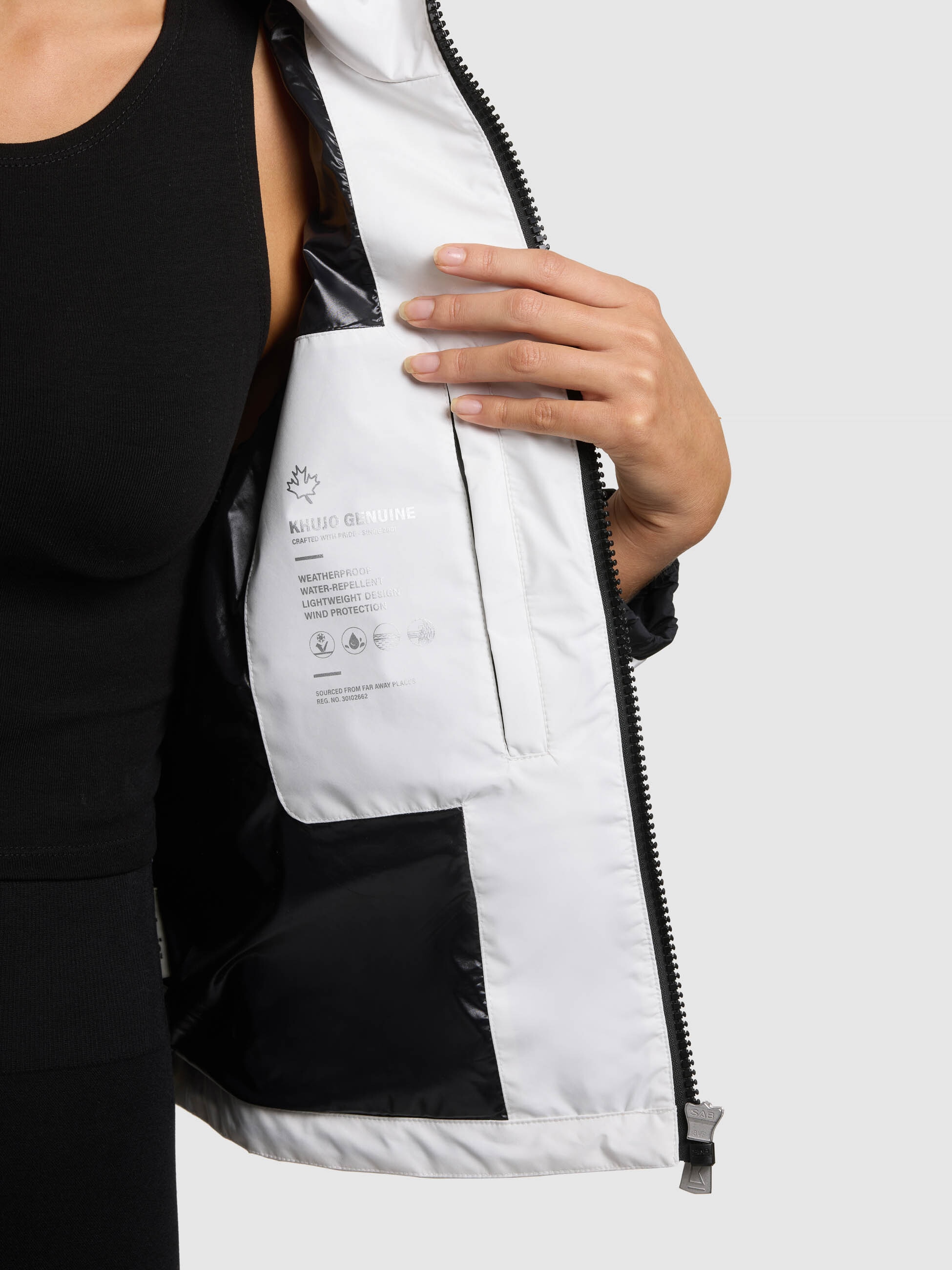 khujo Blouson »OLIA« mit Kapuze