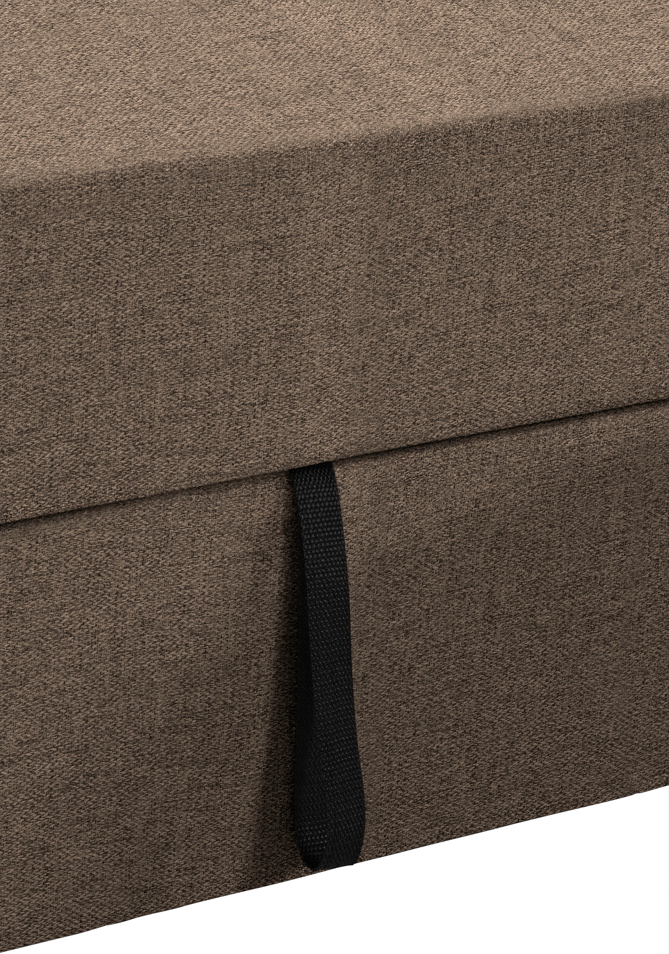 DOMO collection Ecksofa »Sarafina zeitlos und komfortabel, optional mit Federkern, L-Form«, wahlweise mit Bettfunktion