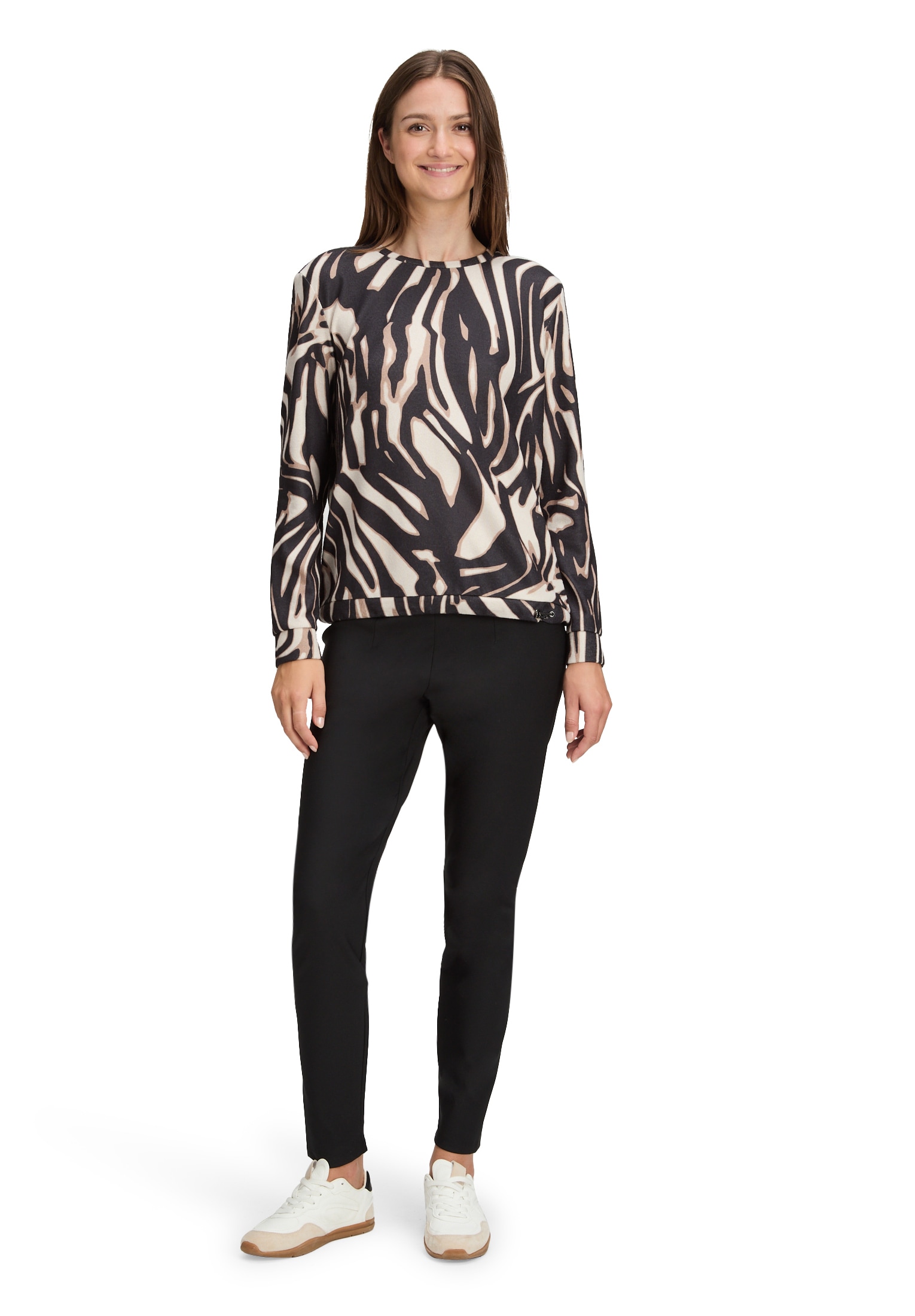 Betty&Co Sweatshirt »Damen mit Tunnelzug«
