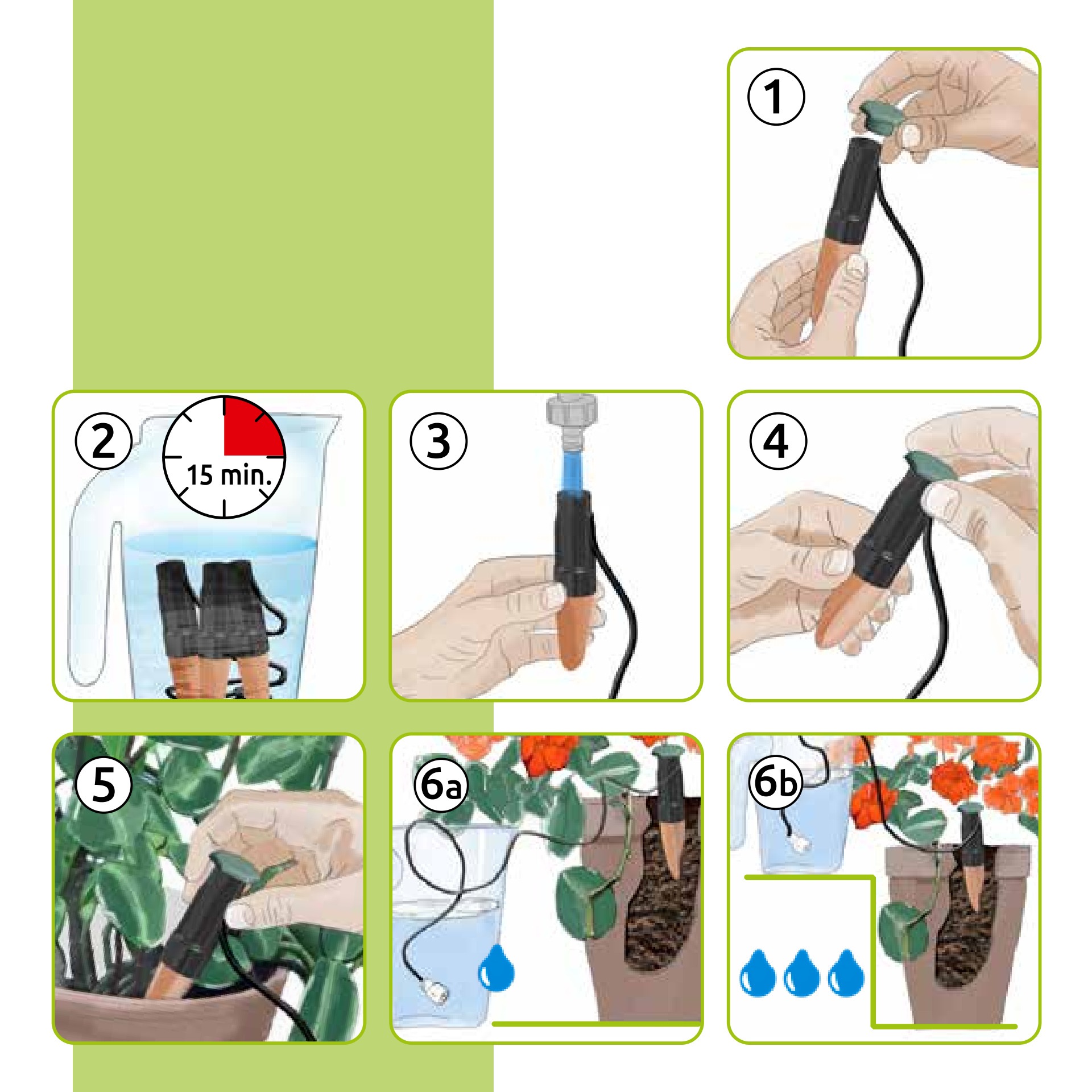 Windhager Tropfer »Wasserspender« (Set, 3 Stk. tlg.)  zur konstant dosierten Bewässerung von Zimmerpflanzen