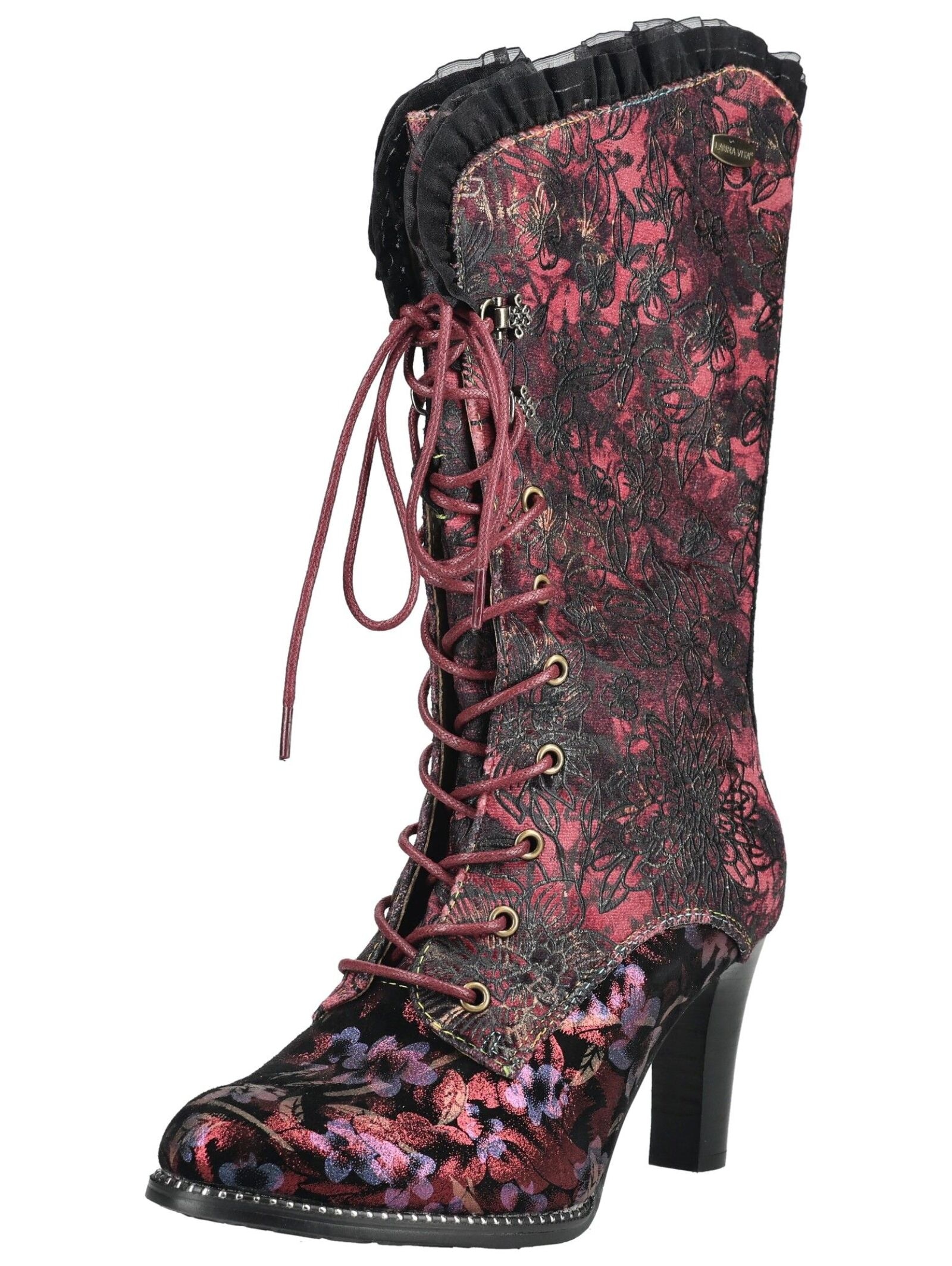 LAURA VITA High-Heel-Stiefel »LAURA VITA Stiefel Leder/Textil«
