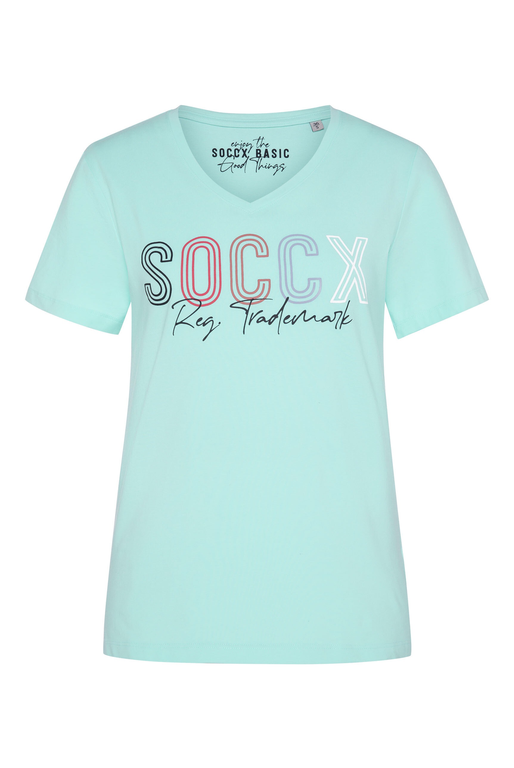 SOCCX V-Shirt, mit Baumwolle günstig online kaufen