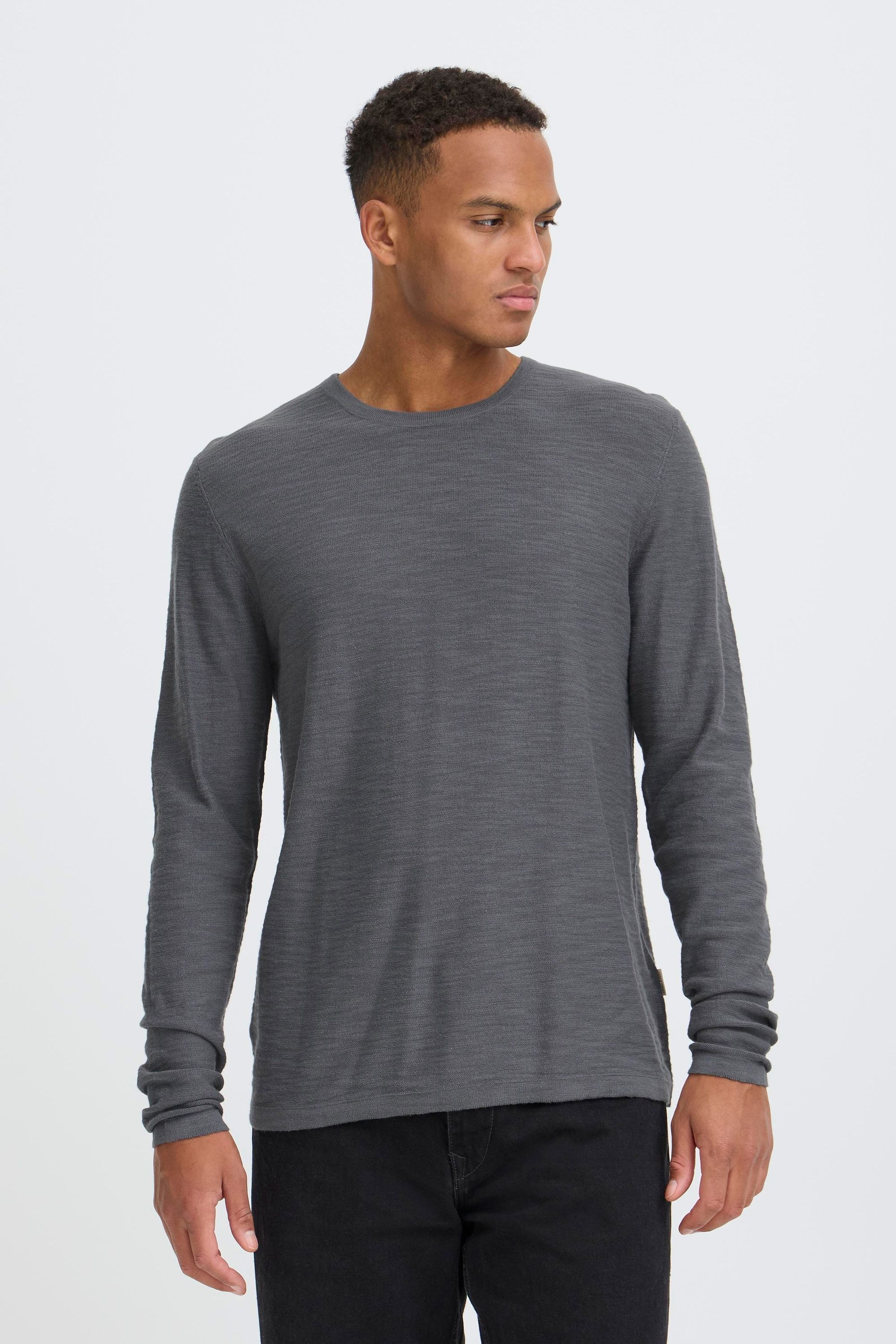 Blend Strickpullover »BHAbas« Basic Strickpullover