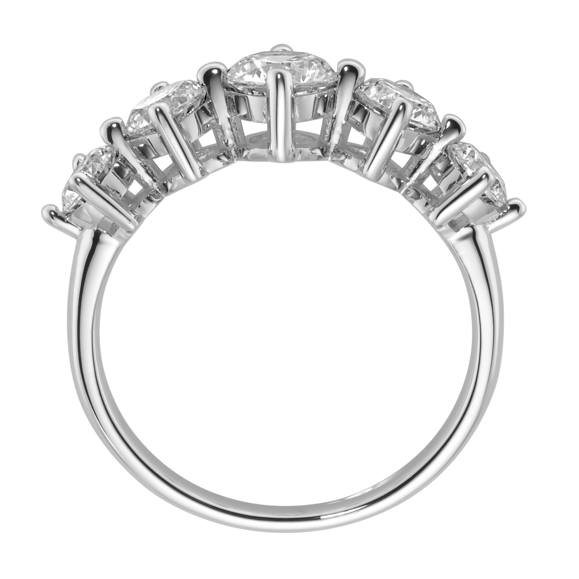 GIORGIO MARTELLO MILANO Silberring »mit weißen Zirkonia, Silber 925«