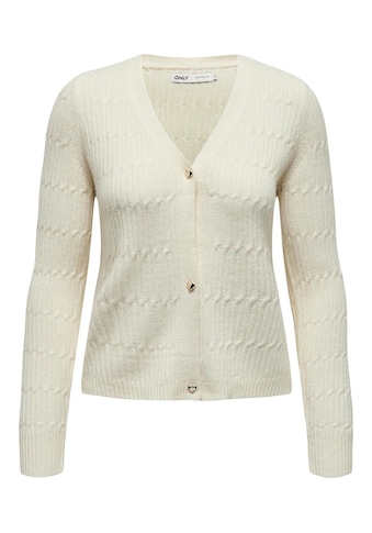 Strickjacke »ONLKATIA LS CABLE V-NECK CARDIGAN CC KNT«