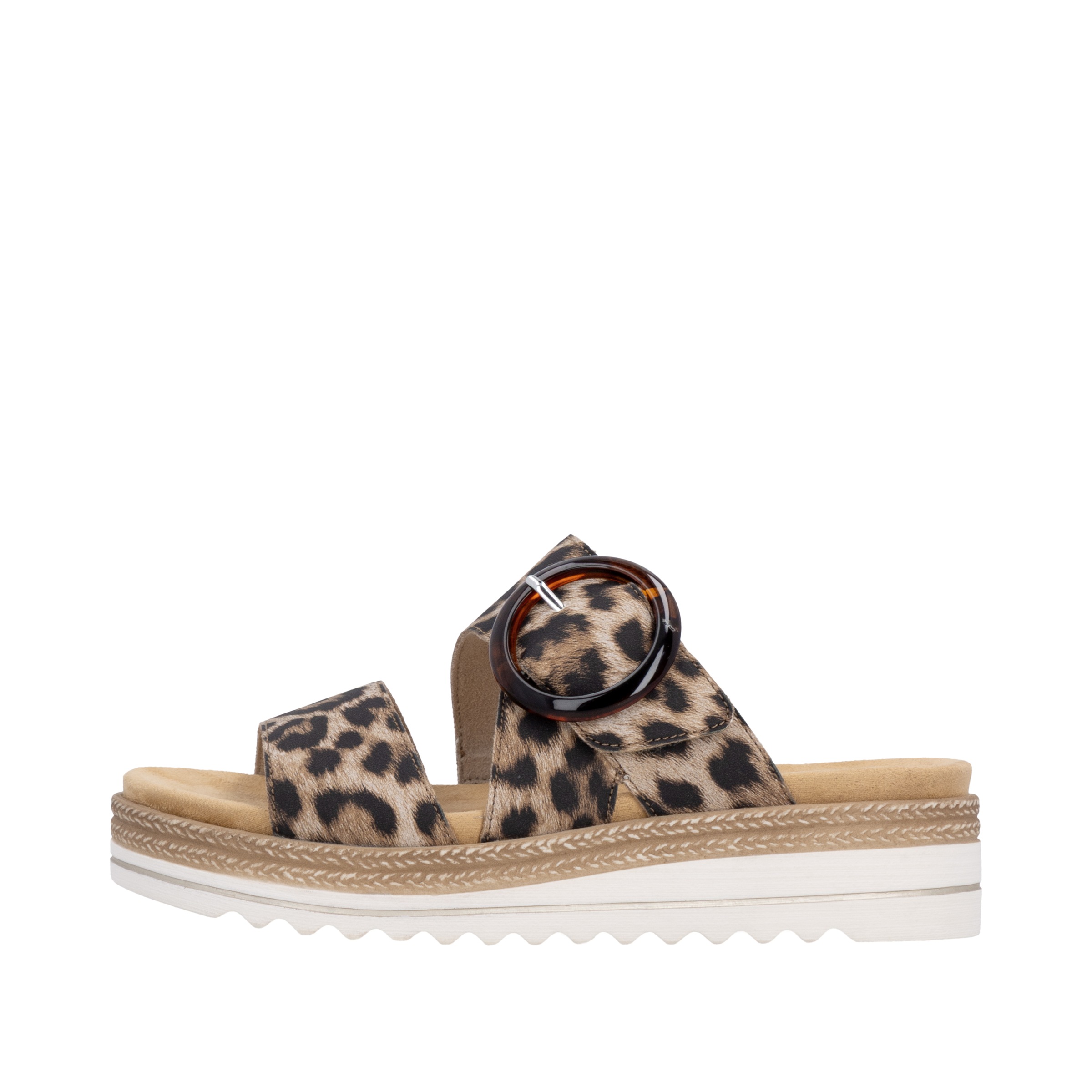 Remonte Keilpantolette  Schlupfschuh, Sommerschuh mit praktischem Klettverschluss