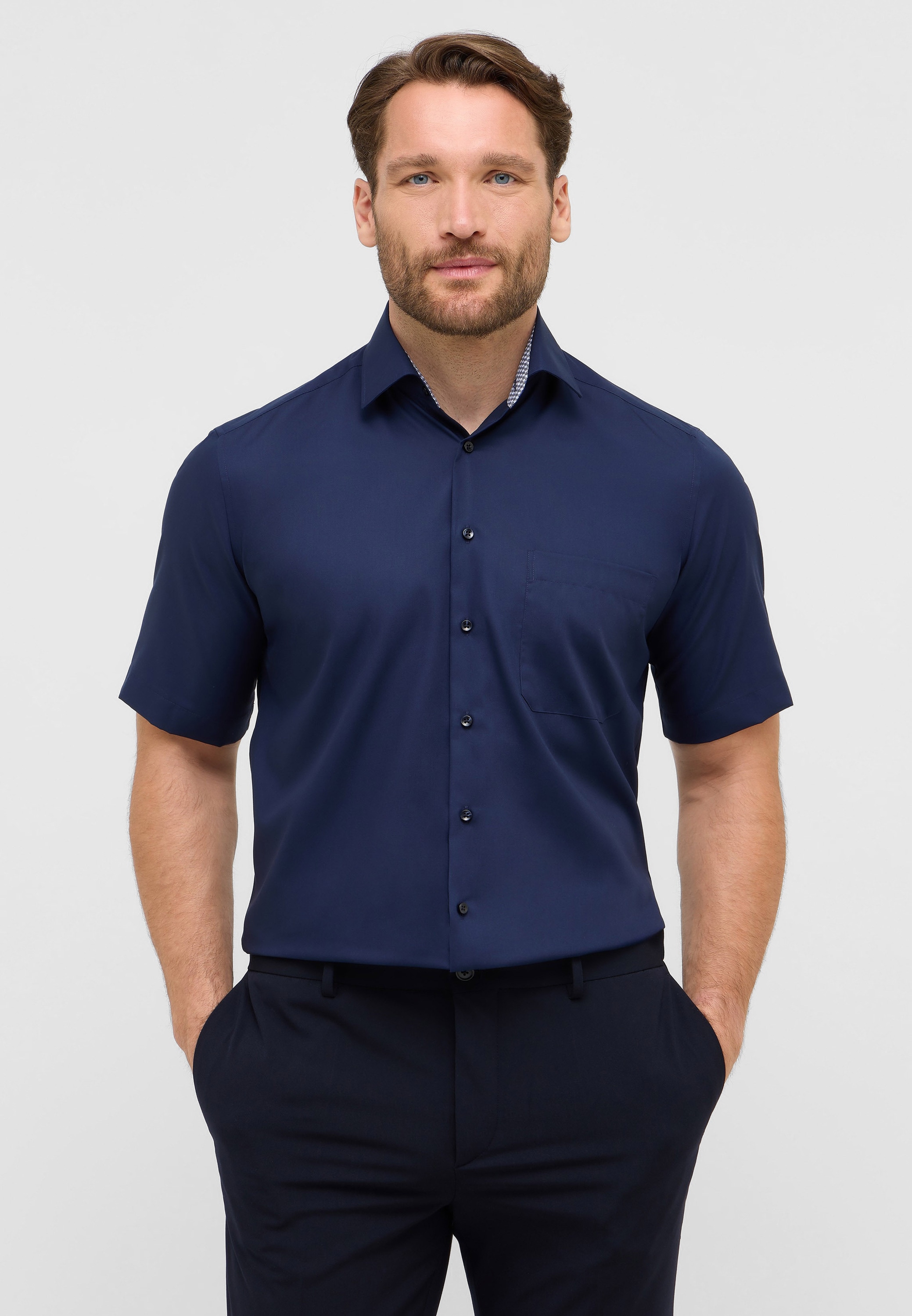 Eterna Kurzarmhemd "COMFORT FIT", NON IRON (bügelfrei) günstig online kaufen