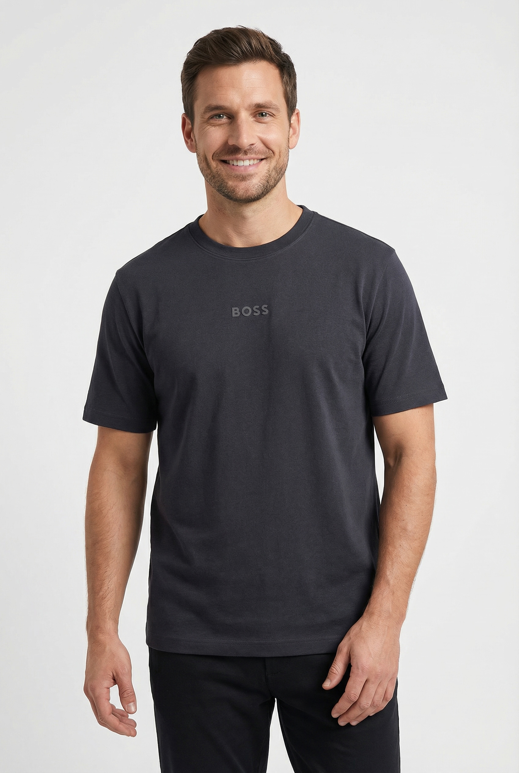 BOSS GREEN T-Shirt "Tee 10 Relaxed Fit" Rundhalsausschnitt, relaxed Fit, reine Baumwolle