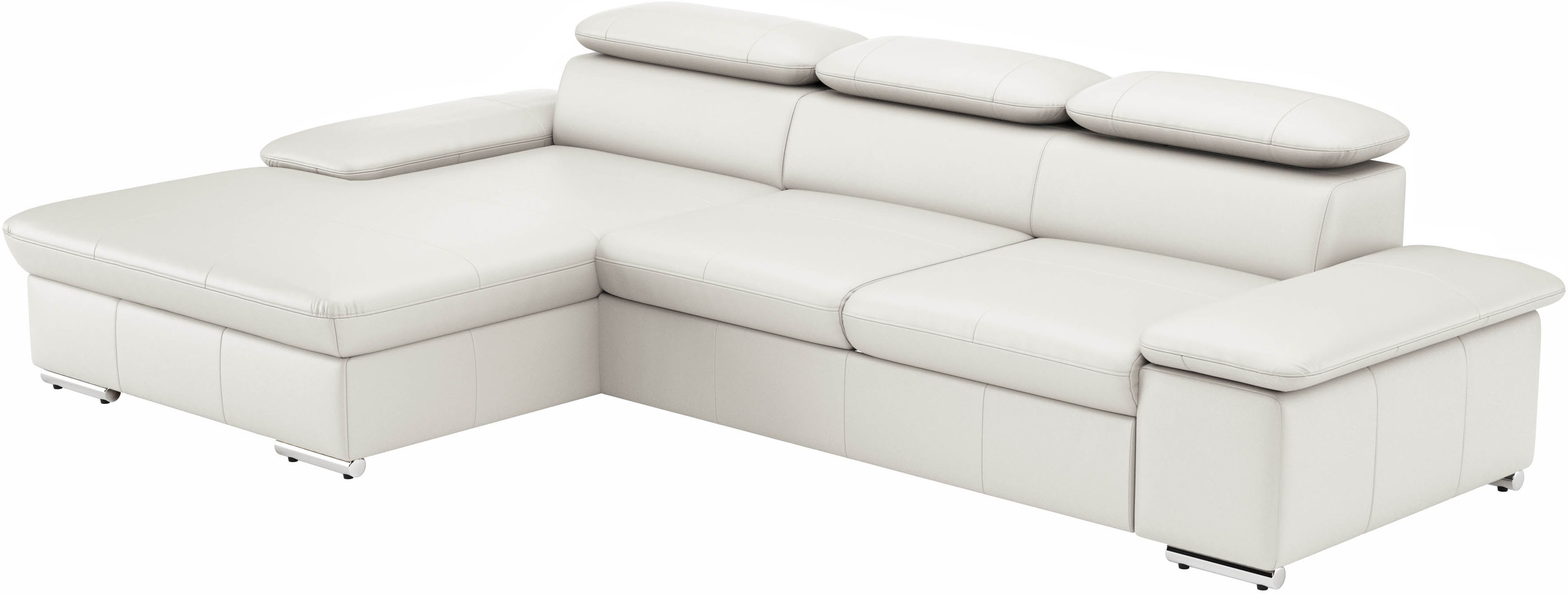 Thumbnail - sit&more Ecksofa "Valantine L-Form, B: 286 cm" mit Arm- & Kopfteilverstellung, optional mit Bettfunktion