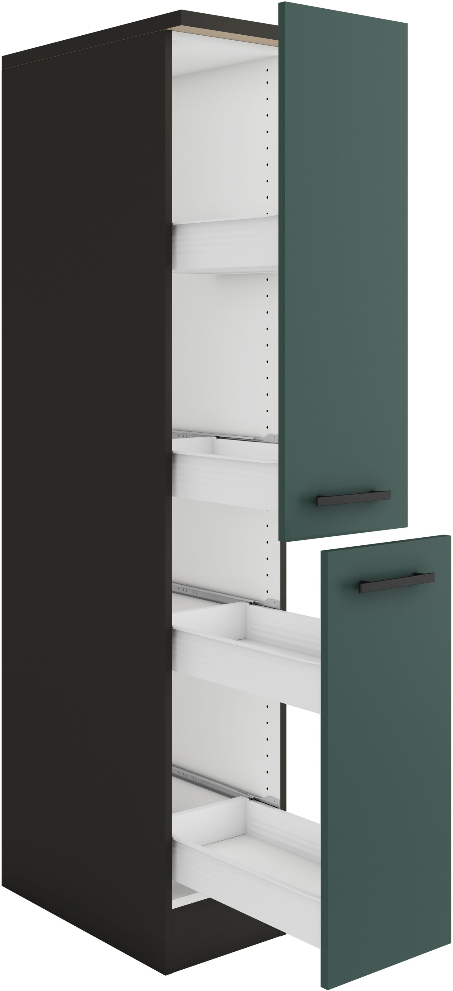 OPTIFIT Apothekerschrank »Palma«, Breite 30 cm, Höhe 174,4 cm, 2 Auszüge, 5 Ablagen