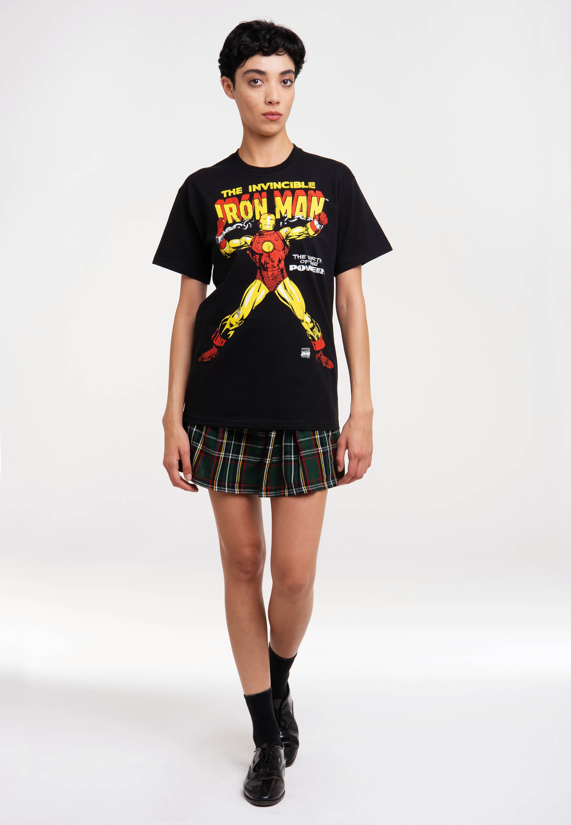 LOGOSHIRT T-Shirt »Iron Man - The Birth Of The Power«, mit lizenziertem Print