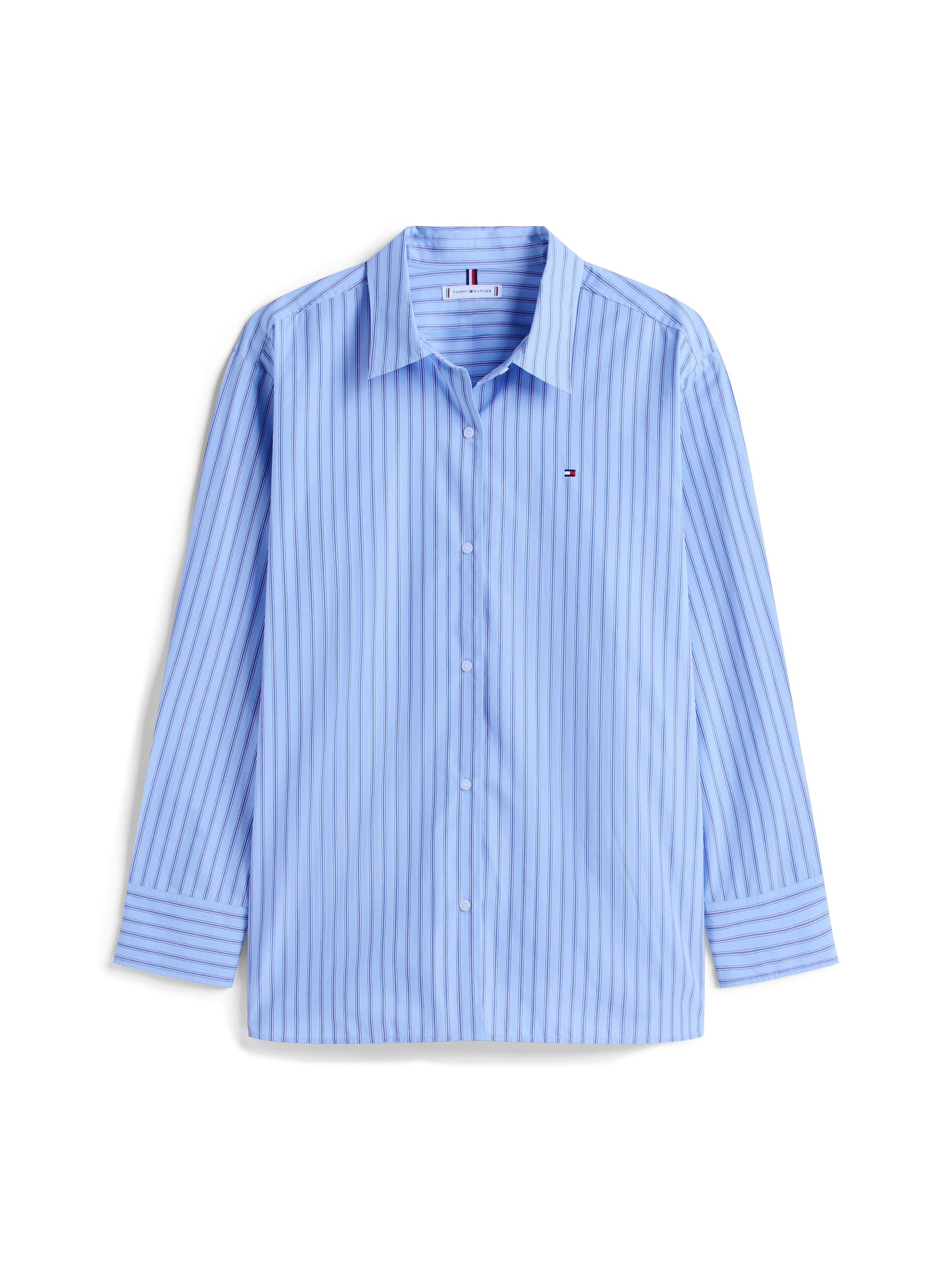 Tommy Hilfiger Langarmbluse »ESS POPLIN EASY FIT SHIRT« Baumwolle