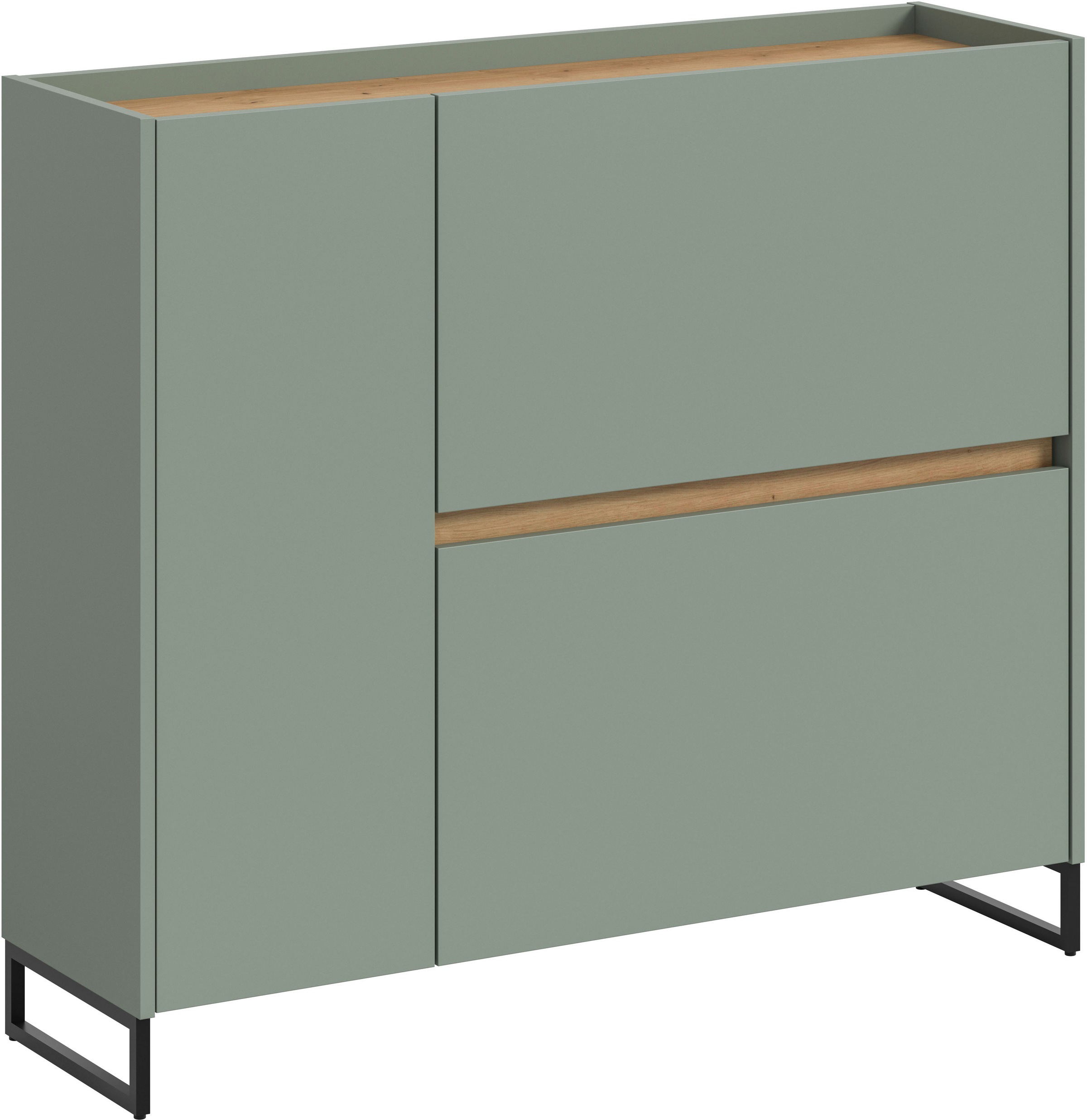 Home affaire Schuhschrank "EVRID, Breite 110cm, 1 Tür, 2 Schuhwalzen, inkl. günstig online kaufen