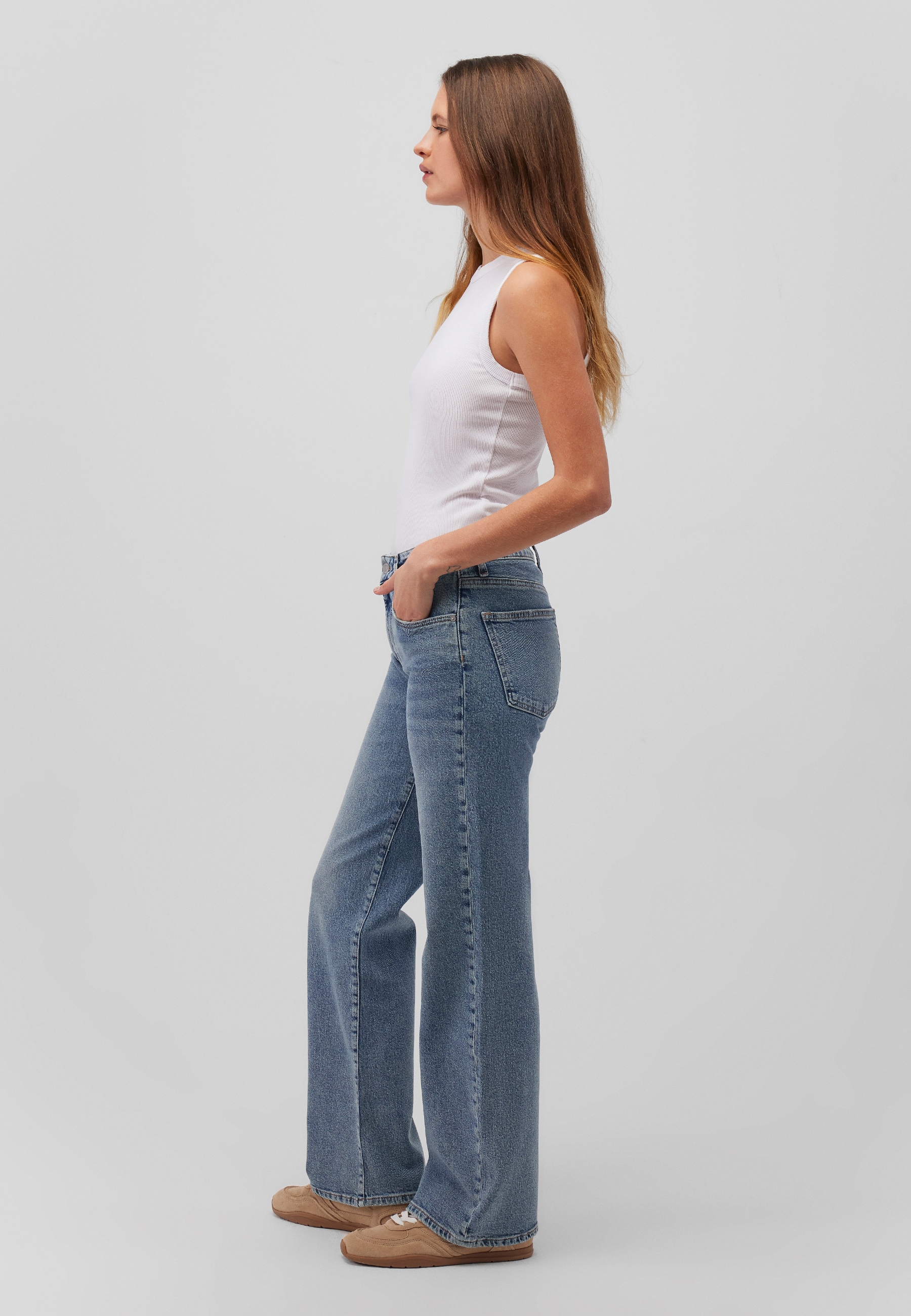 Mavi Loose-fit-Jeans »IBIZA«, All Blue Straight Leg Jeans