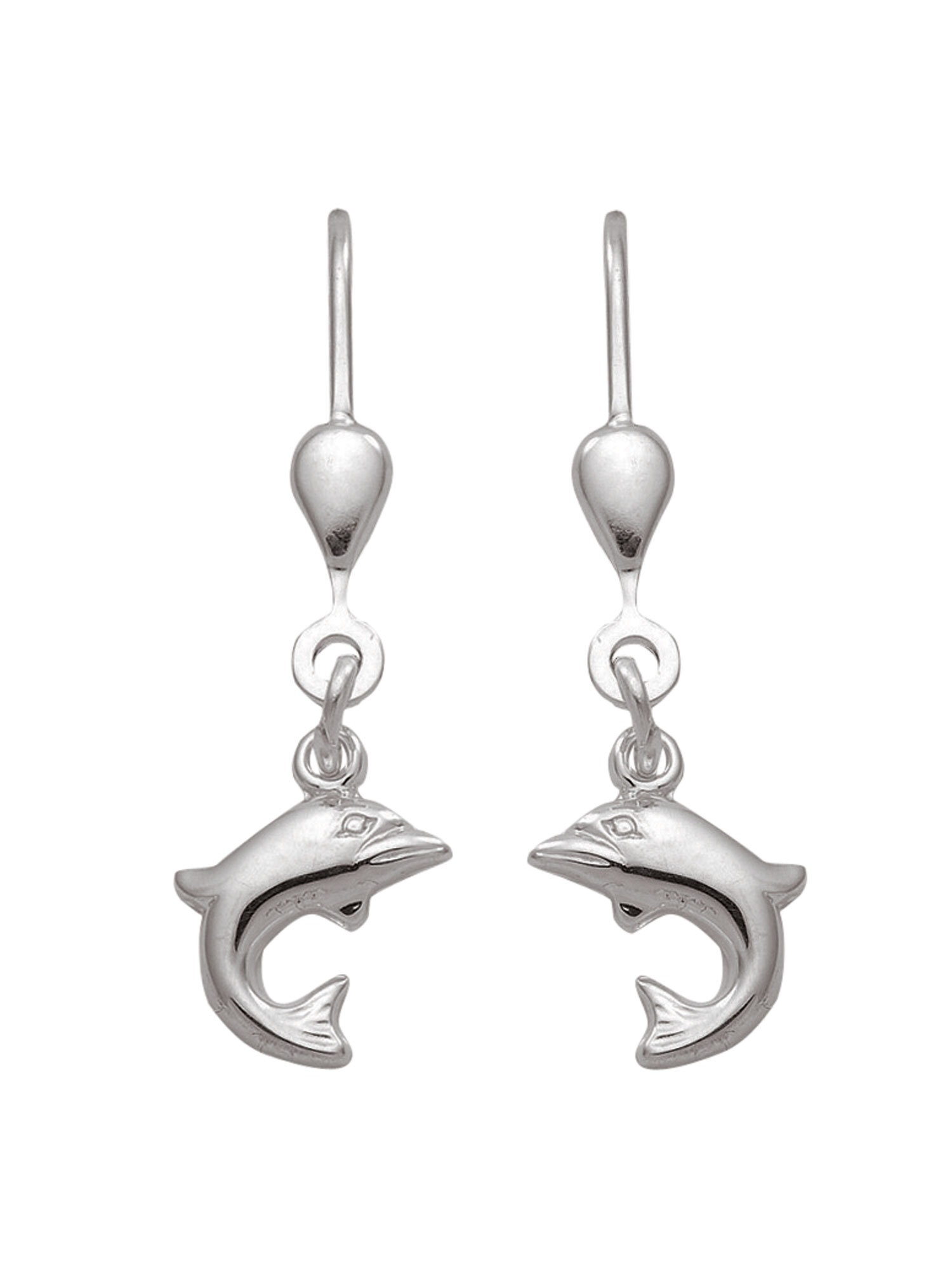 Adelia´s Paar Ohrhänger »925 Silber Ohrringe Ohrhänger Delphin«, Silberschmuck für Damen