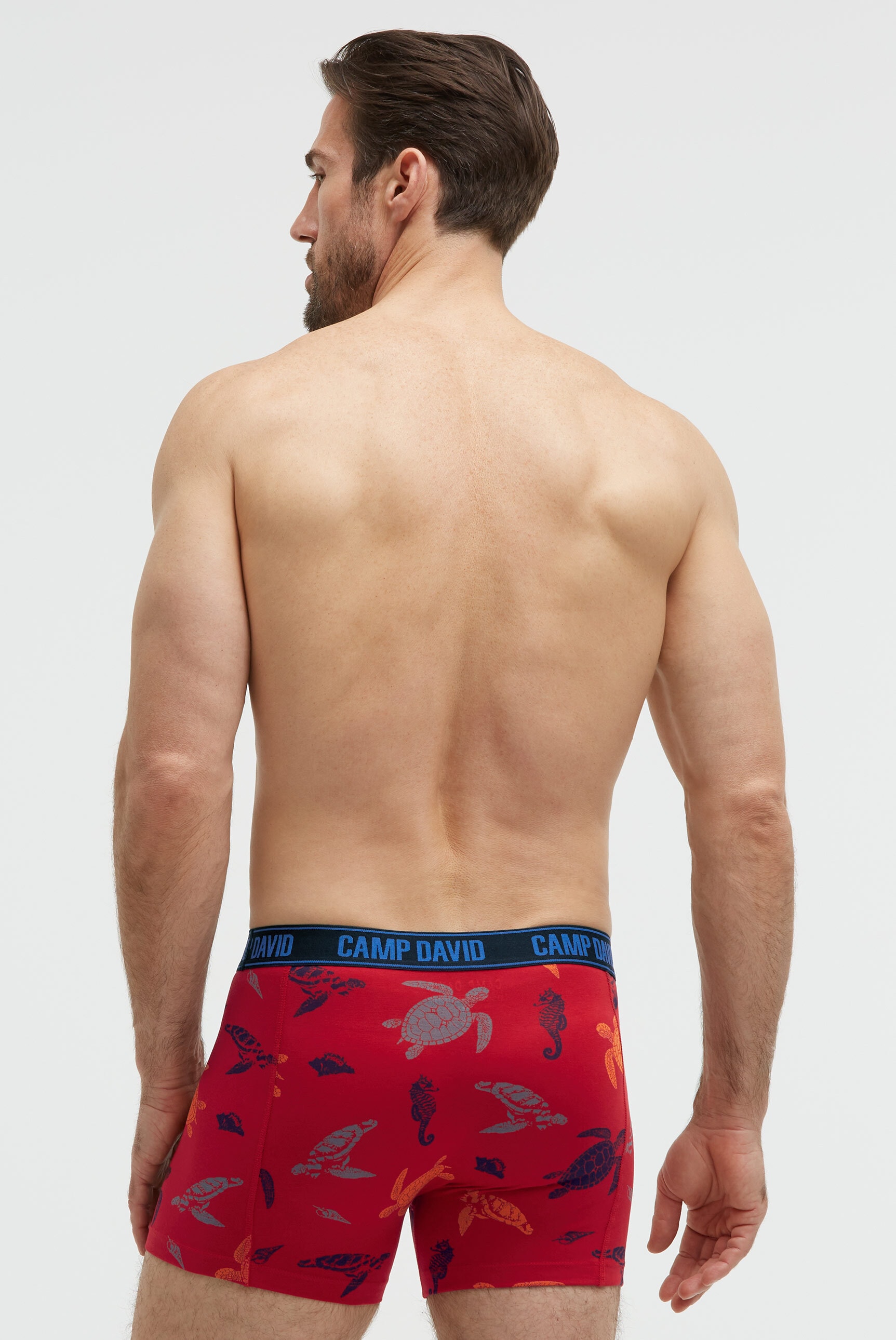 CAMP DAVID Boxershorts »Set:« 2 Stk. mit All Over Print
