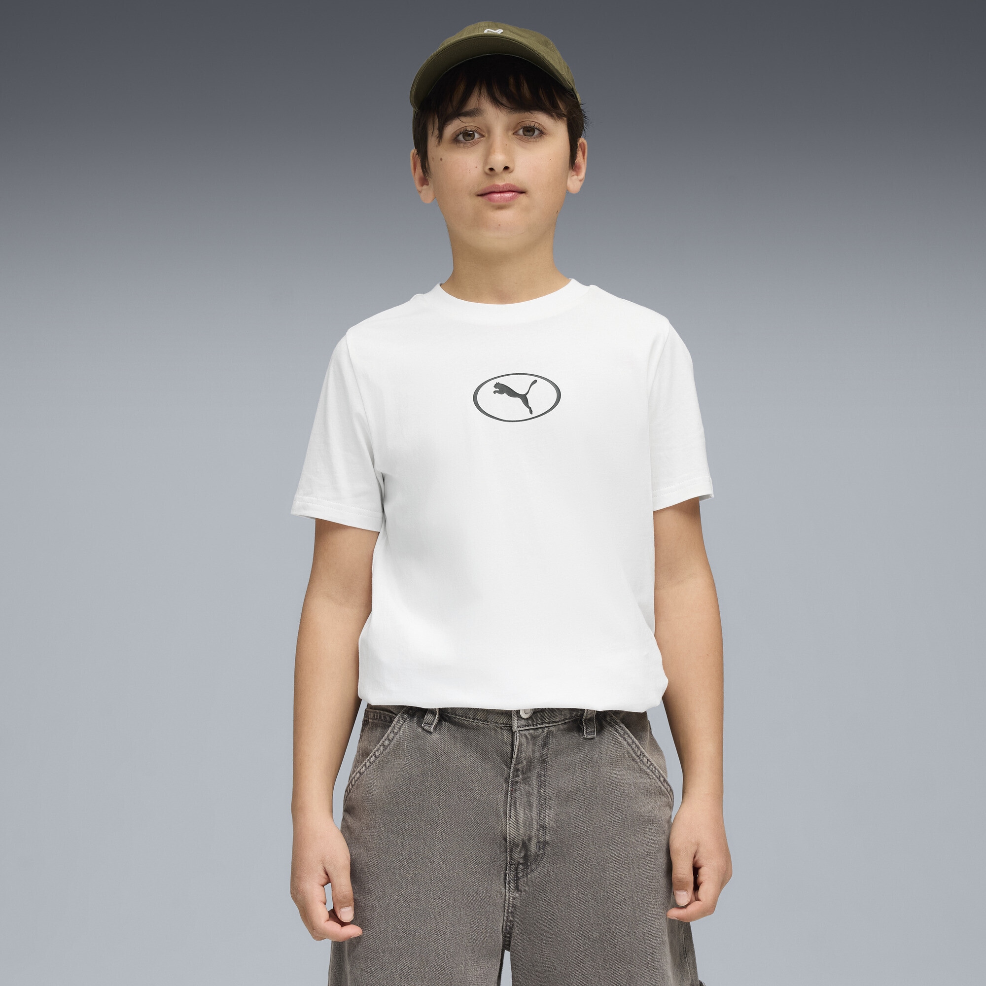 PUMA T-Shirt »PUMA Sport Rib Collar T-Shirt Jungen«