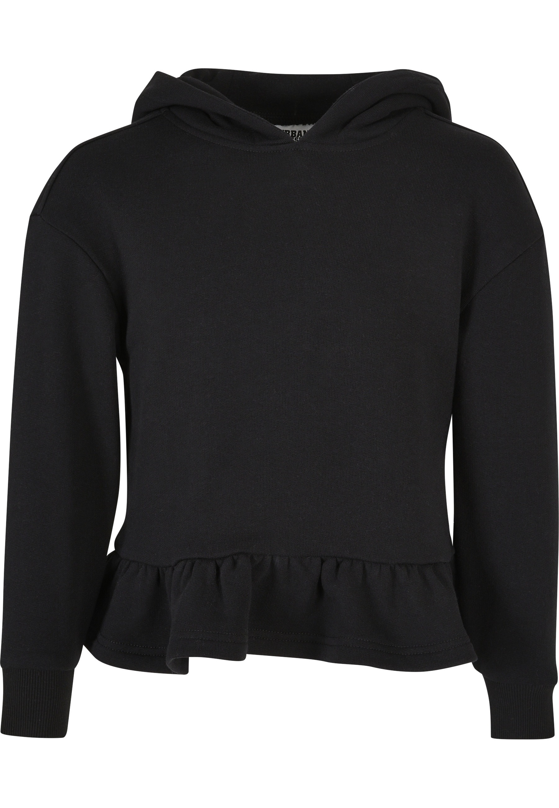 URBAN CLASSICS Hoodie "Urban Classics Damen Girls Organic Volants Hoody", 1 Stk.