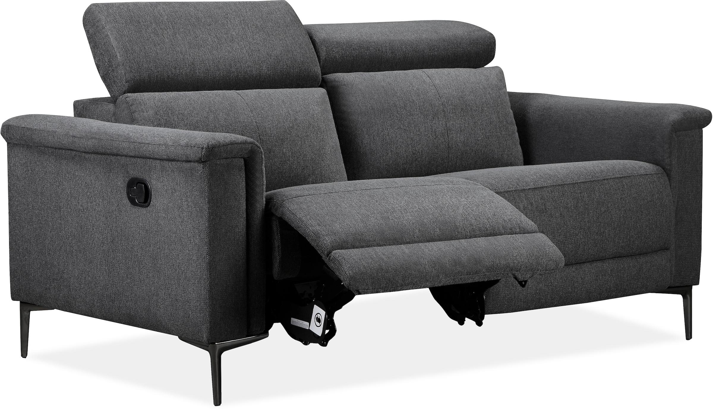 Places of Style 2-Sitzer »Lund«, manueller od. elektrischer Relaxfunktion und USB-A