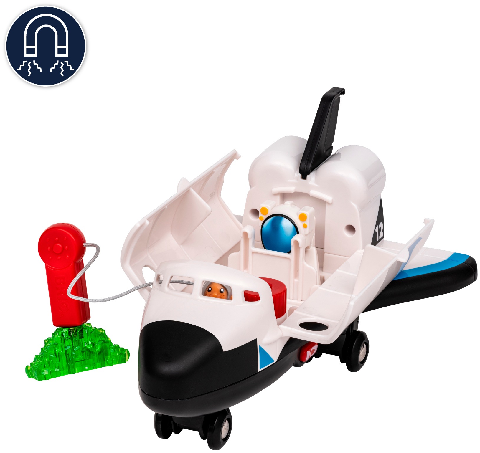 BRIO® Spielwelt »BRIO® WORLD, Weltraum Deluxe Zugset (36157)« mit Licht und Sound
