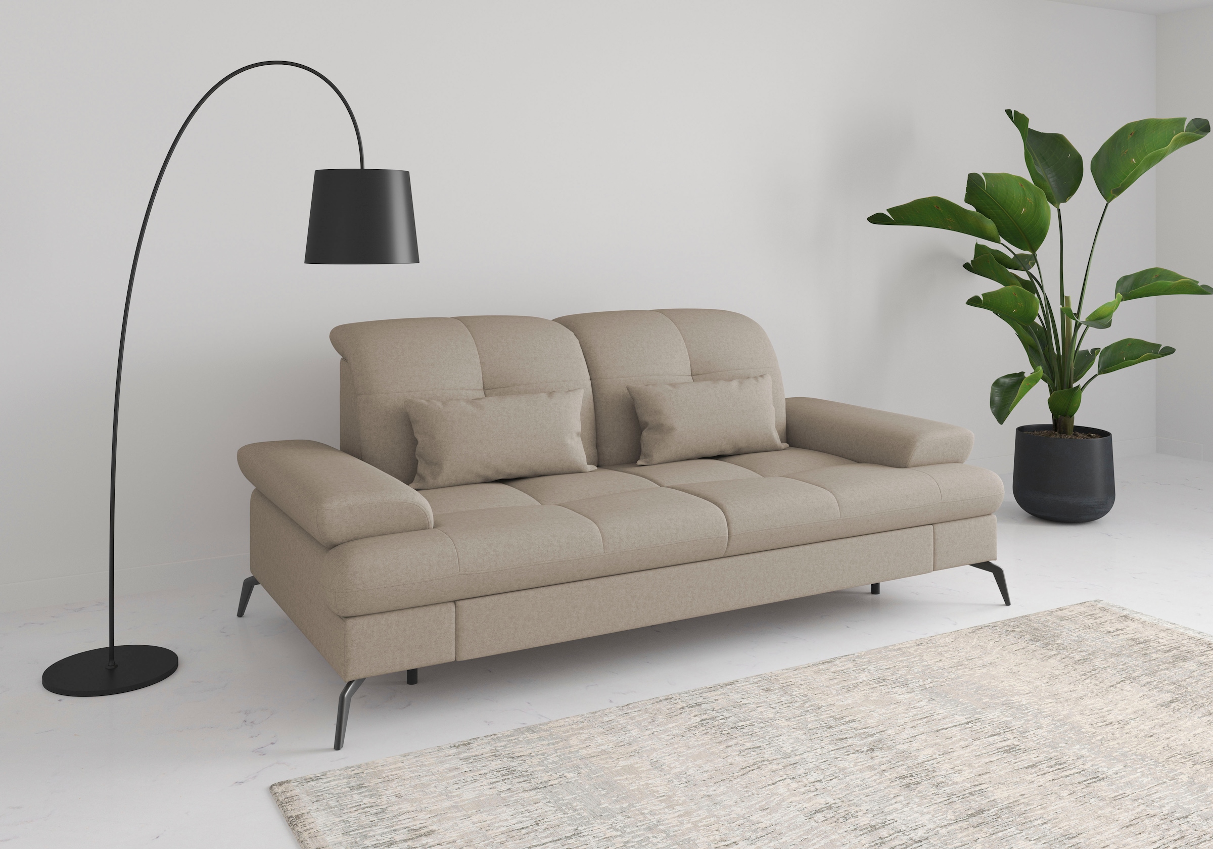 sit&more 3-Sitzer "Amica", inkl Sitztiefenverstellung und Armteilverstellun günstig online kaufen